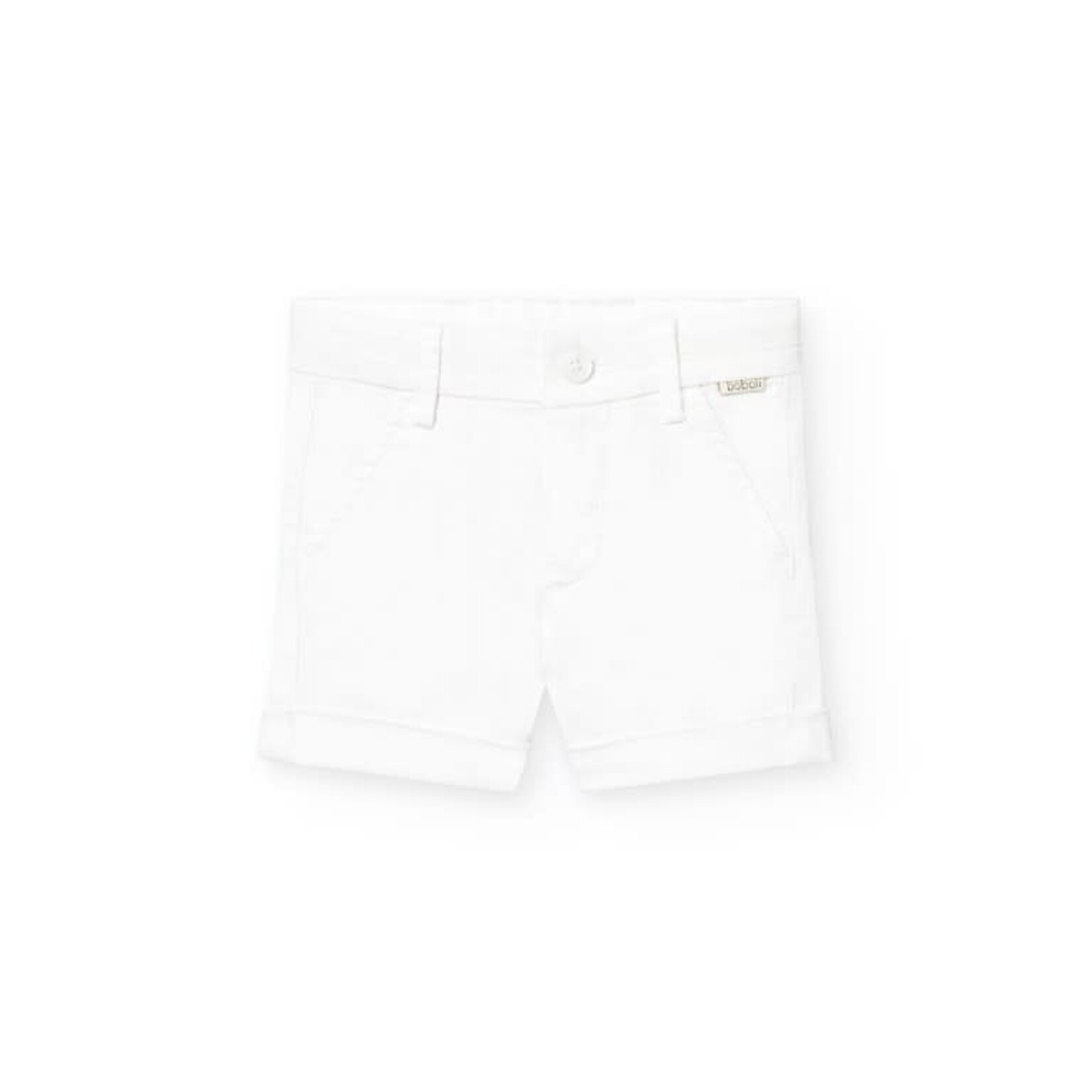 Boboli Boboli Satin bermuda shorts for baby boy -BCI white 711100