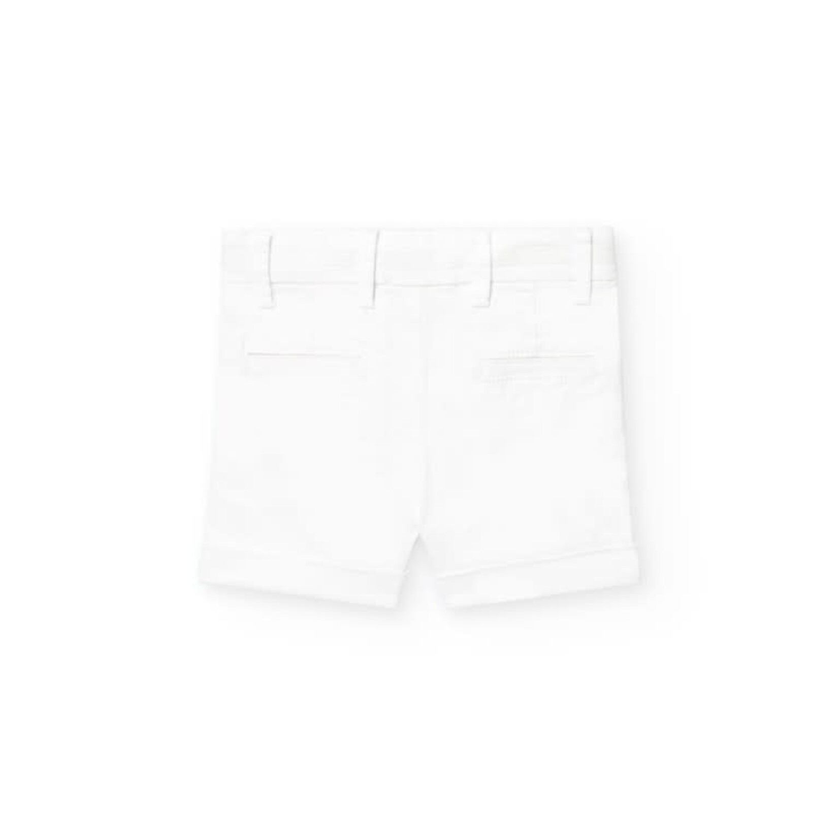 Boboli Boboli Satin bermuda shorts for baby boy -BCI white 711100