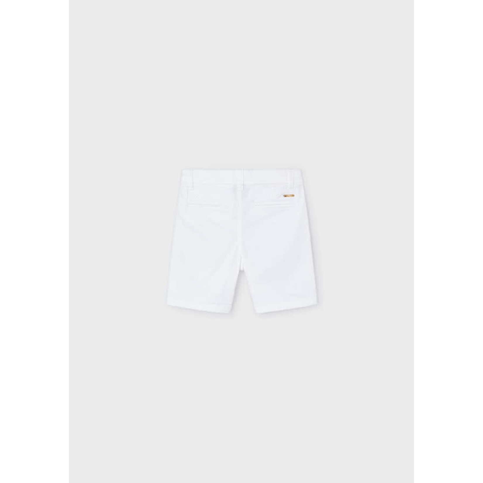 Mayoral Mayoral Basic twill chino shorts White - 24 00202