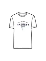 Hackett HACKETT LOGO CREW shirt withe