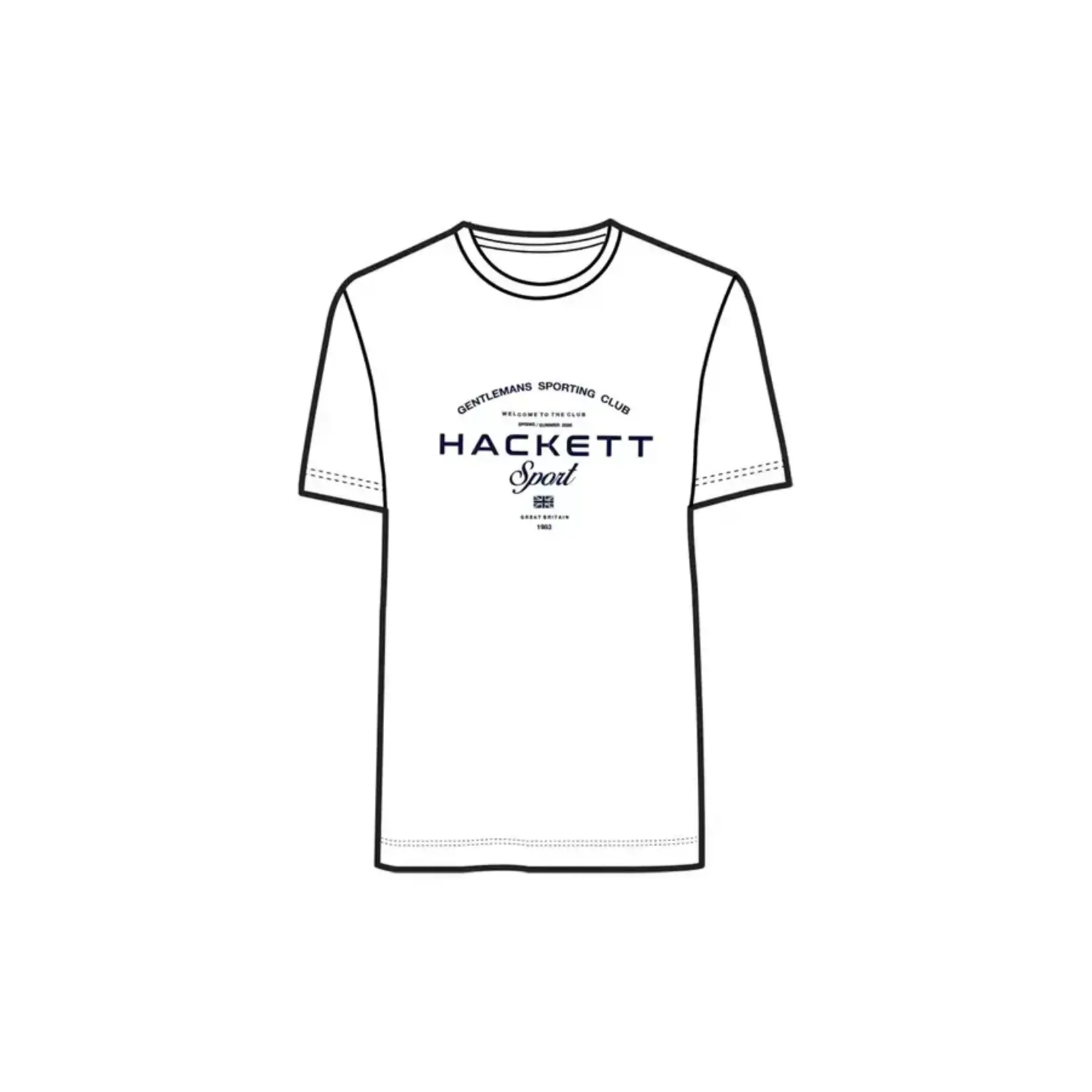 Hackett HACKETT LOGO CREW shirt withe