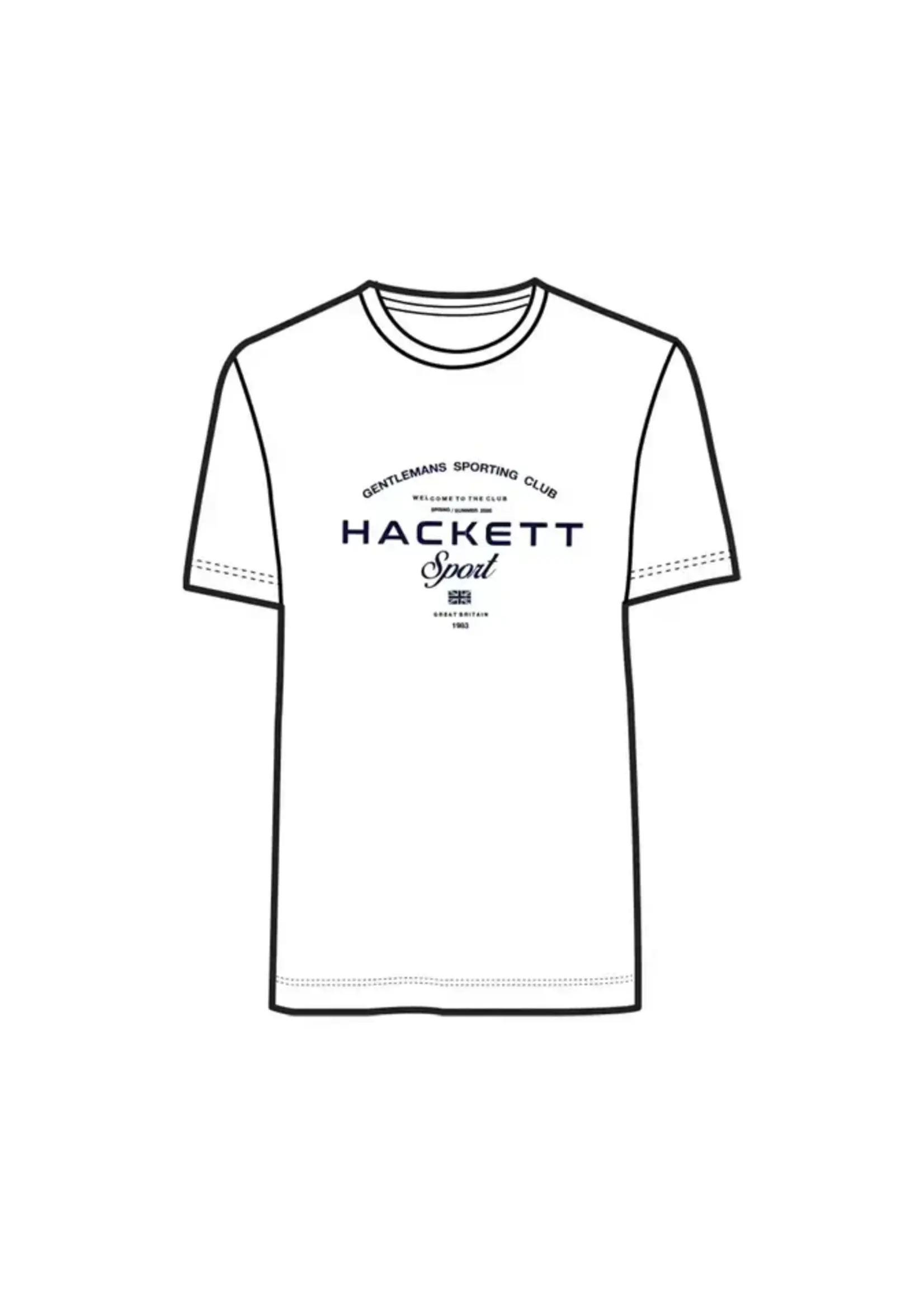 Hackett HACKETT LOGO CREW shirt withe