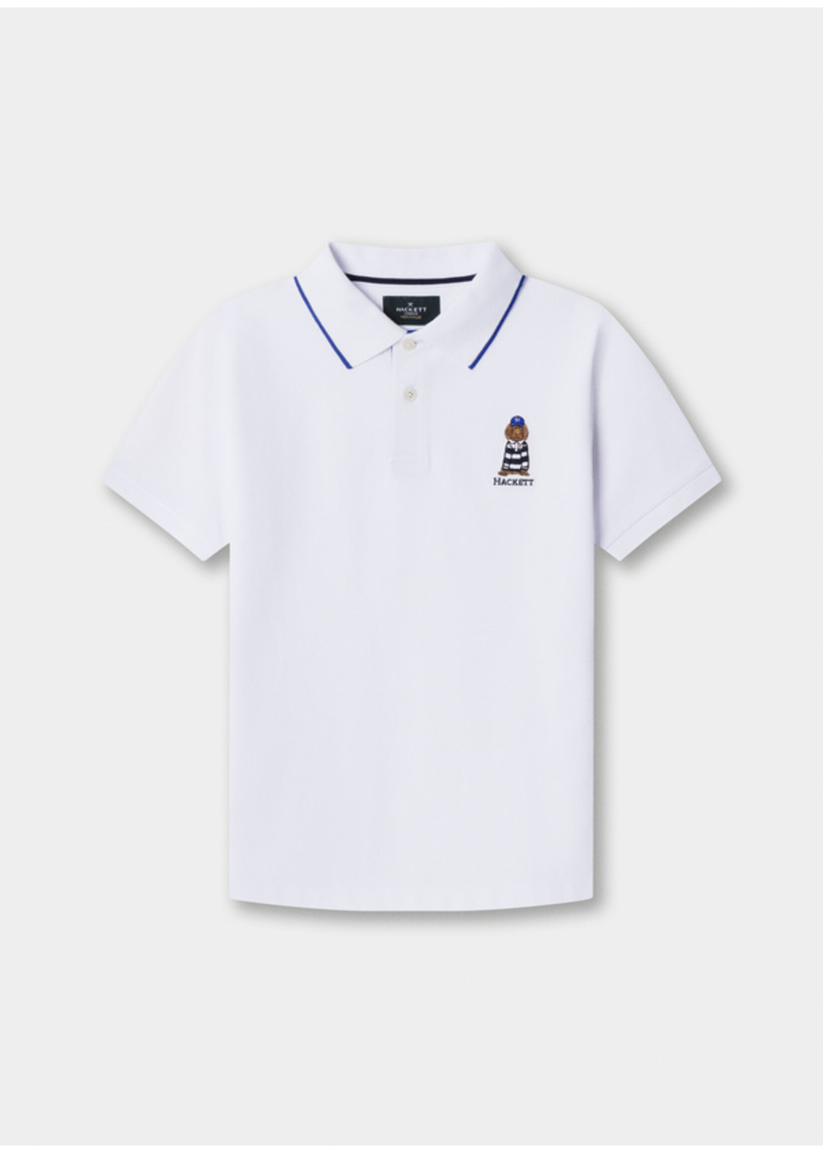 Hackett HACKETT LOGO POLO  DOG white