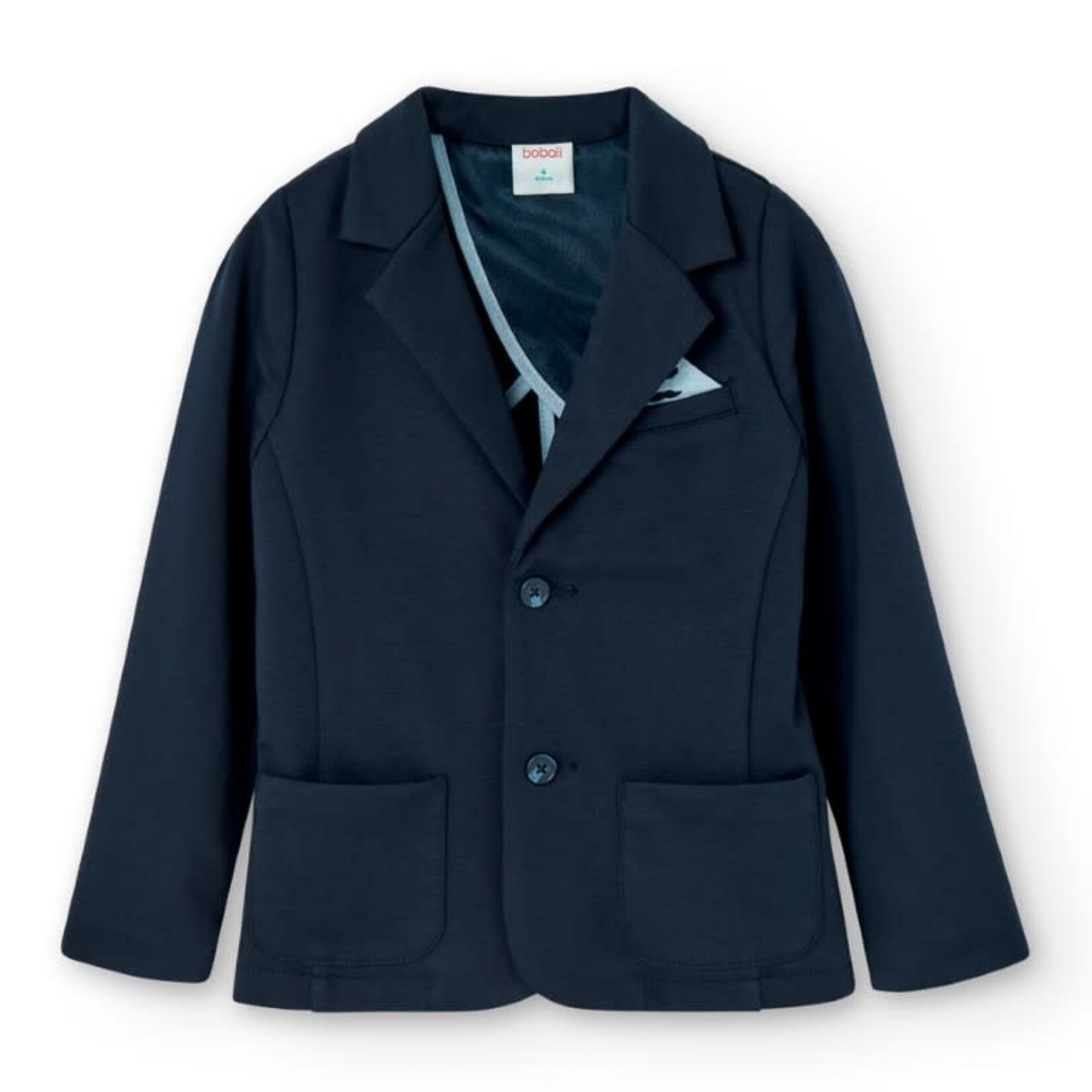 Boboli Boboli Knit blazer for boy navy 736343