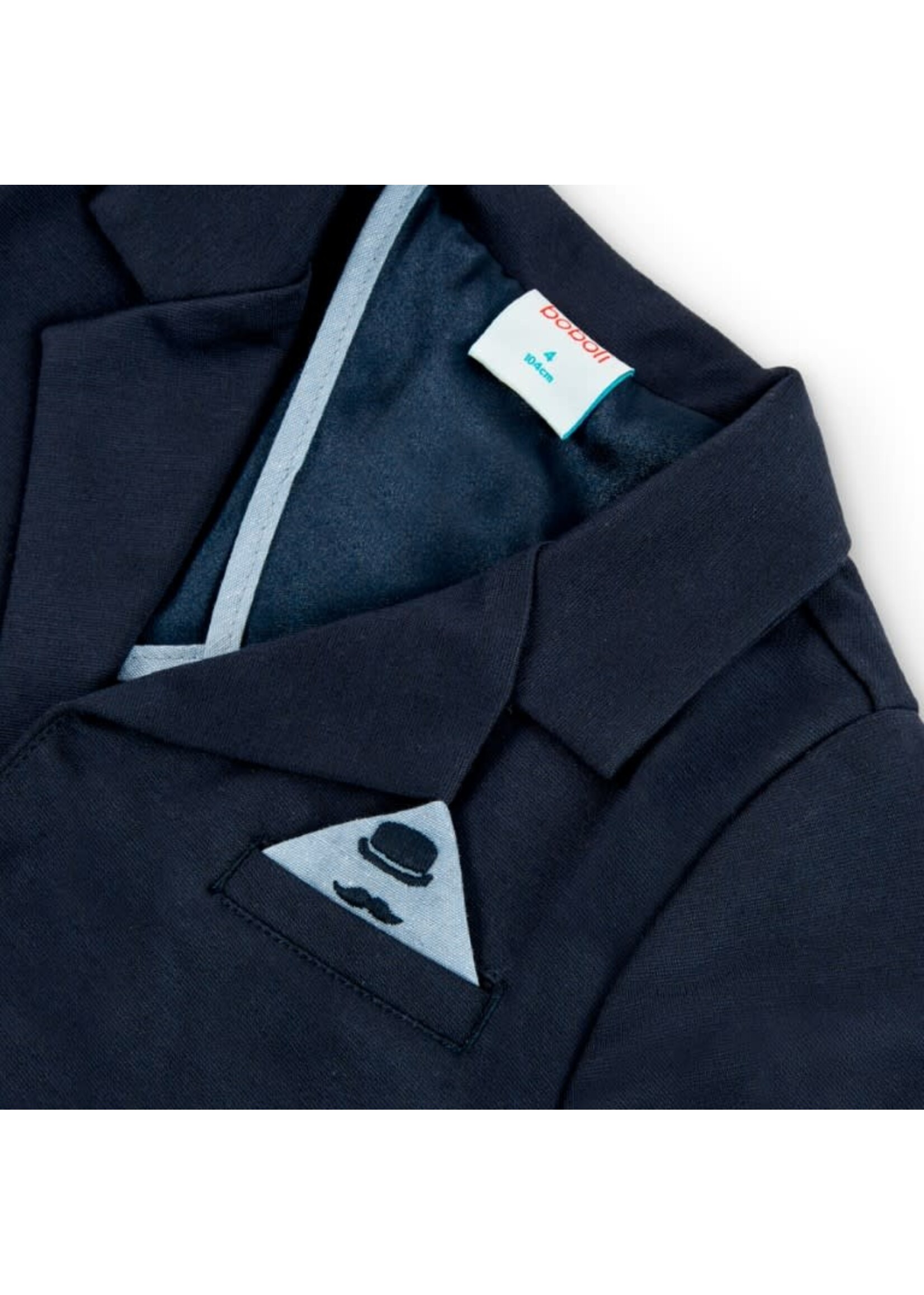 Boboli Boboli Knit blazer for boy navy 736343