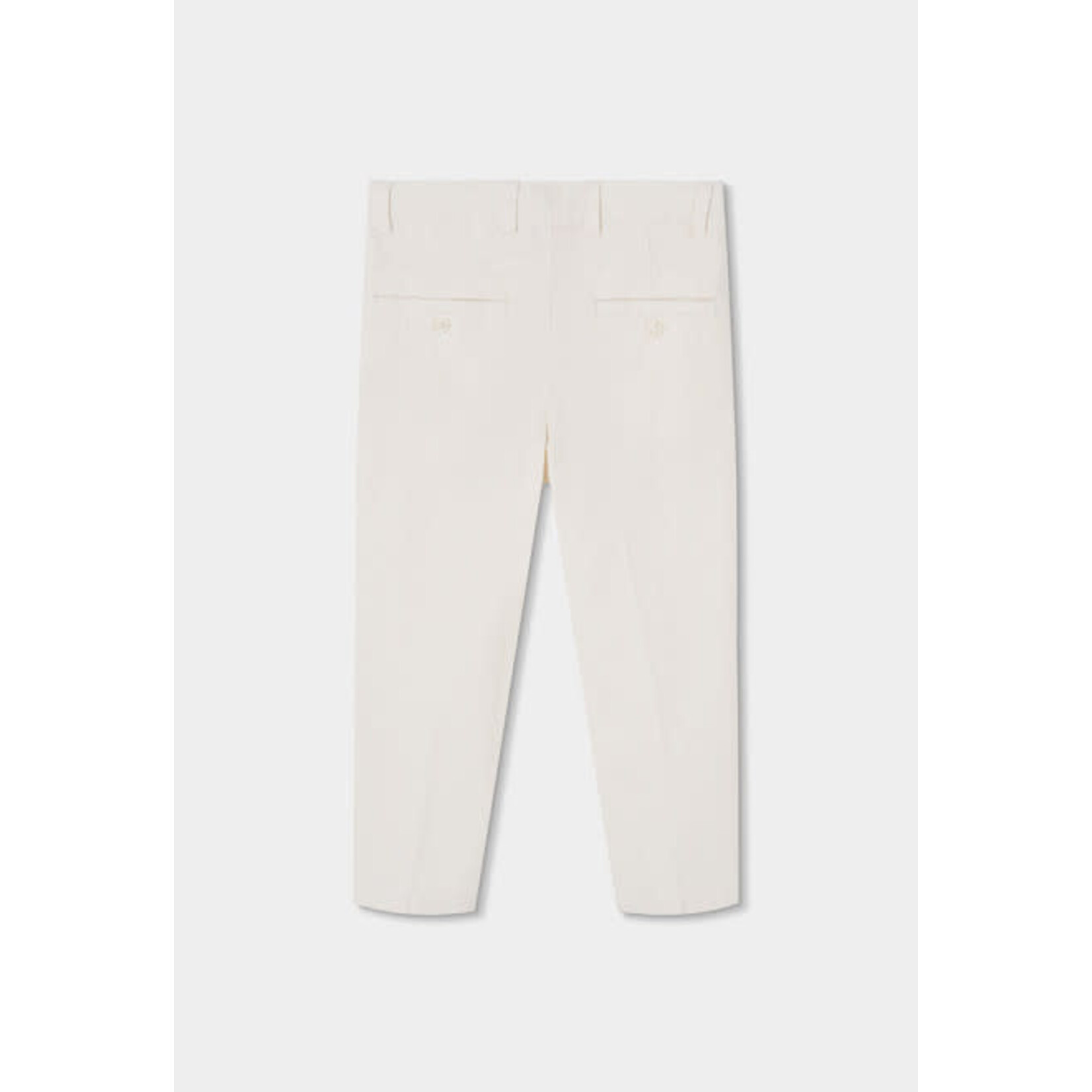 Boboli Boboli 863018  Linnen wit broek voor jongens