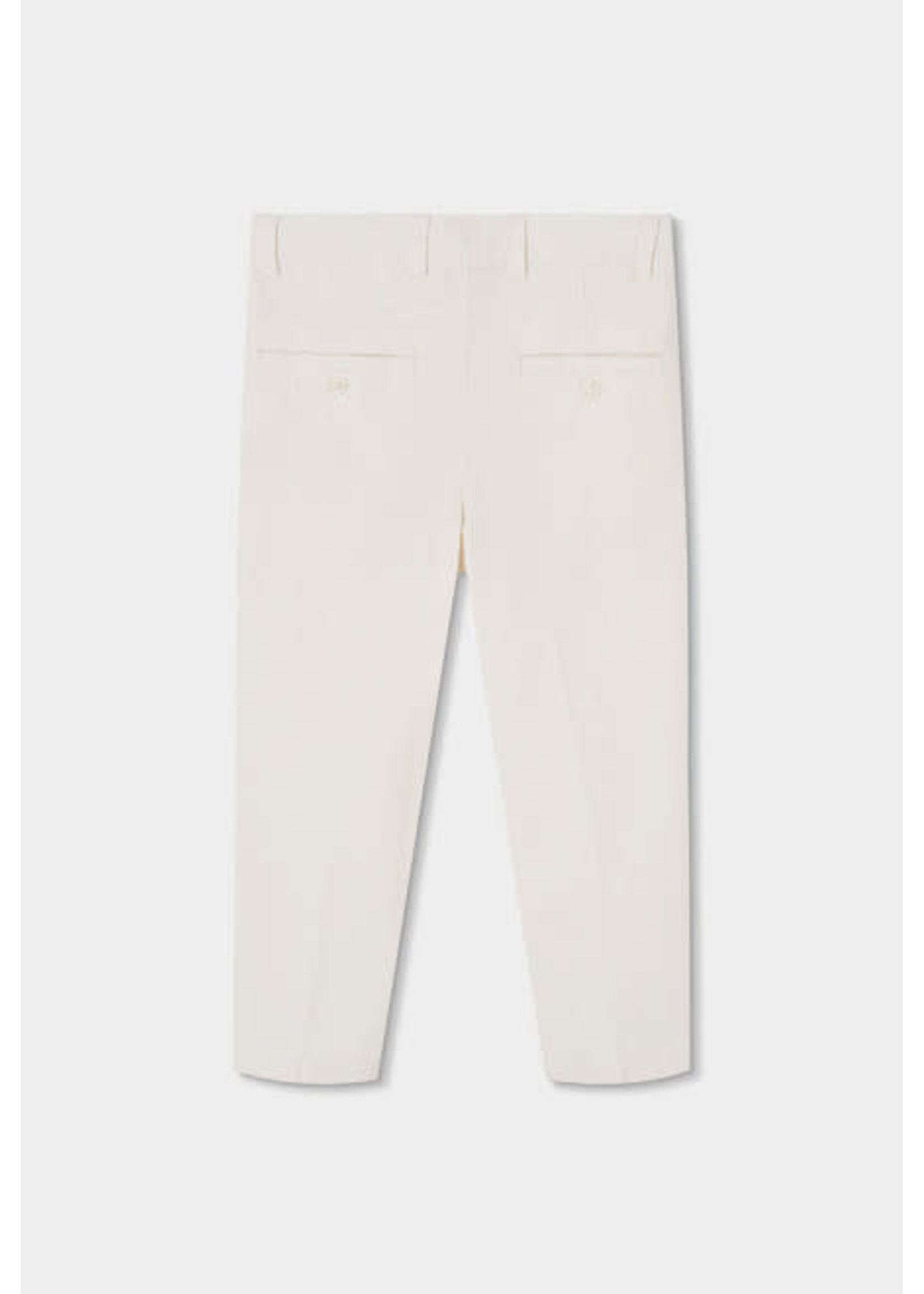 Boboli Boboli 863018  Linnen wit broek voor jongens