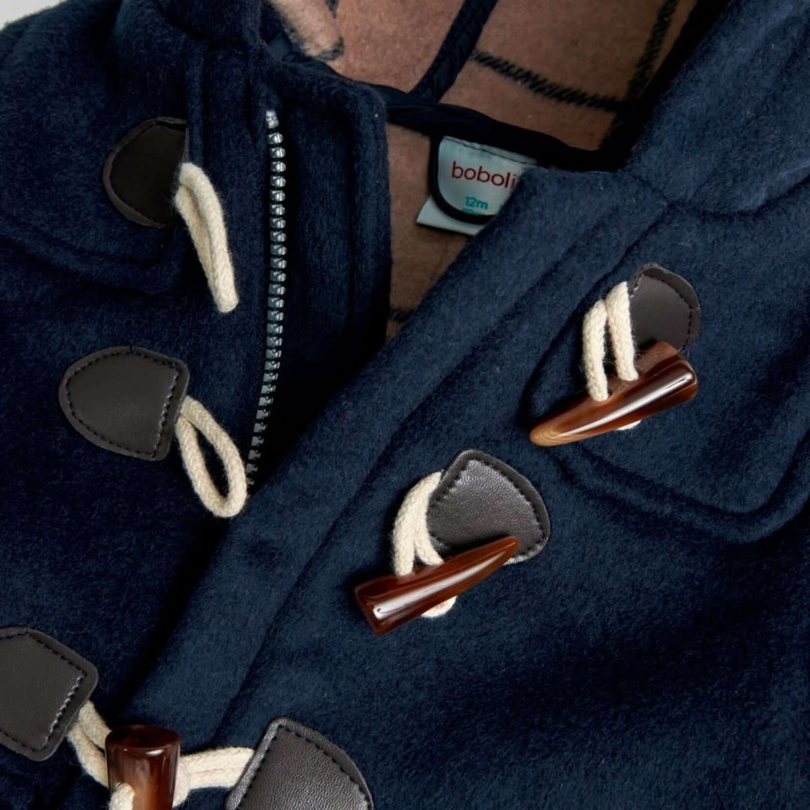 Boboli Boboli Cloth jacket for baby boy navy 717263B