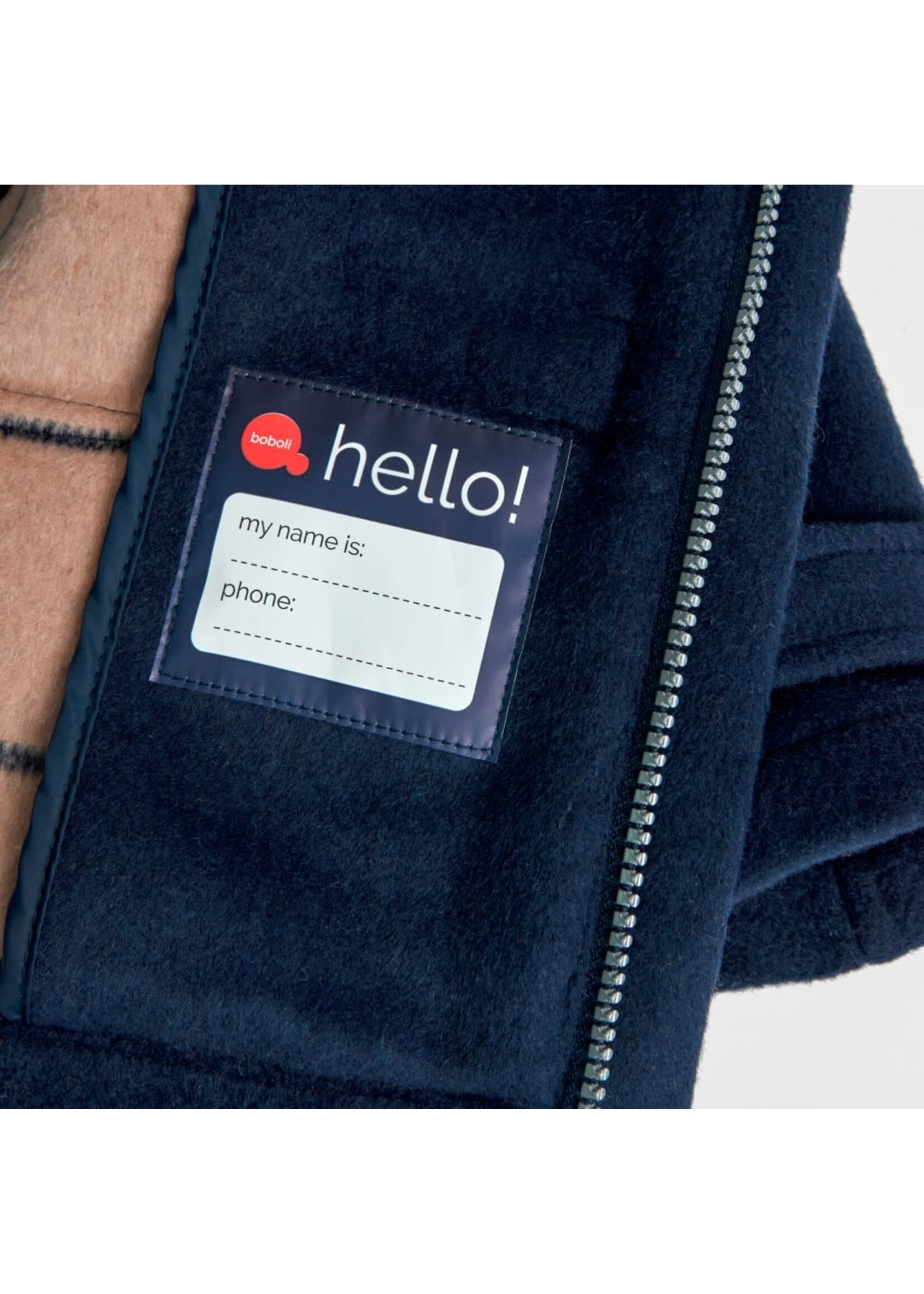 Boboli Boboli Cloth jacket for baby boy navy 717263B