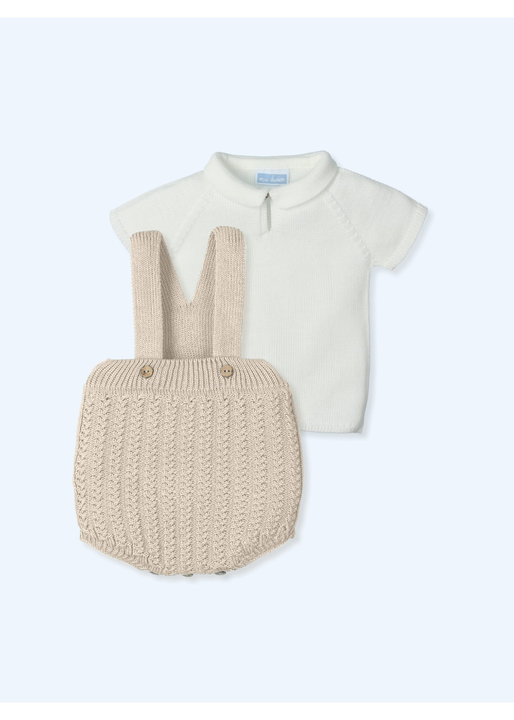 Mac Ilusion Mac Ilusion Peto punto y jersey cuello polo VIVID Safari B