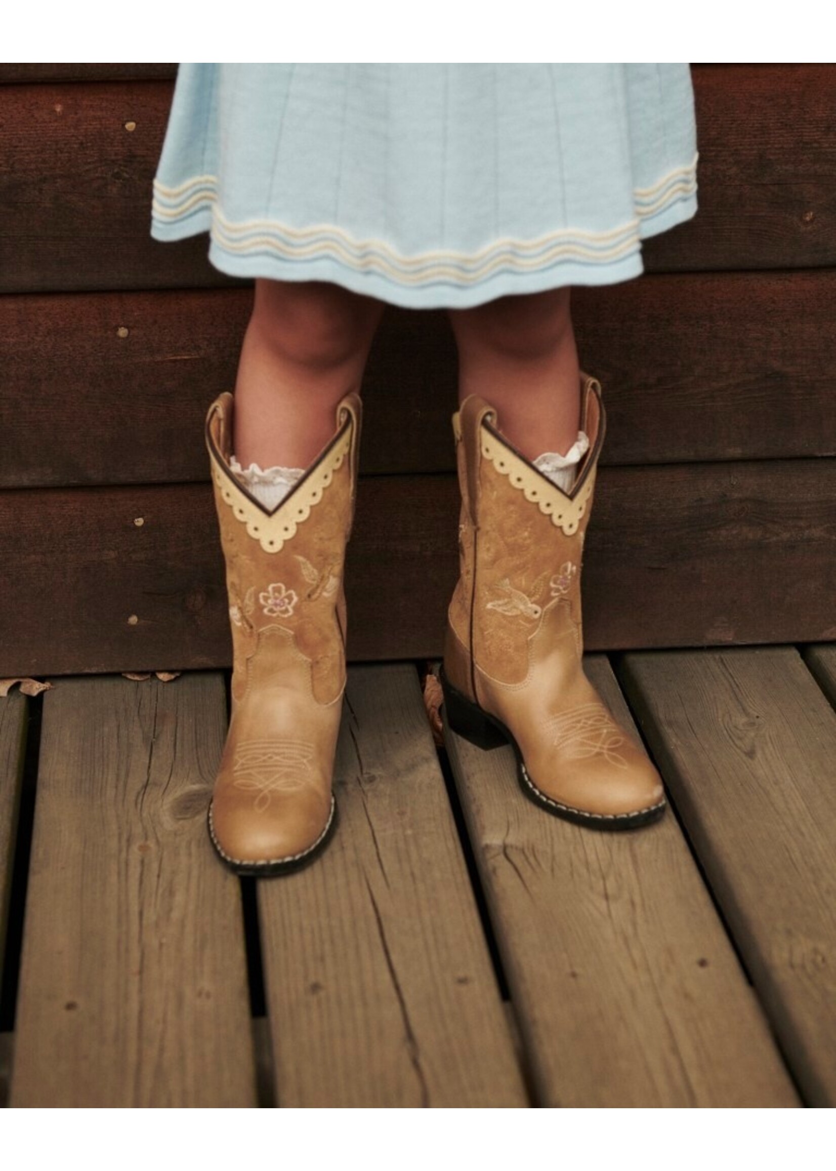 Copenhagen Colors Copenhagen Colors KNITTED TENNIS SKIRT ICE BLUE/CREAM COMB. 241-000-401