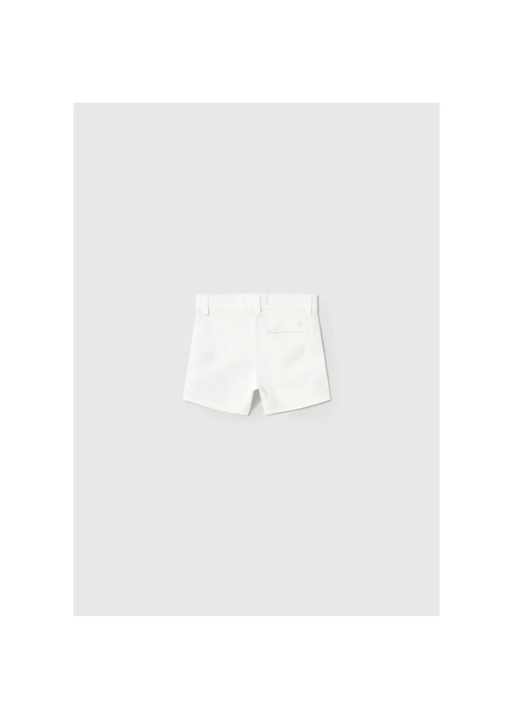 Mayoral Mayoral Basic twill chino shorts White - 26 00202