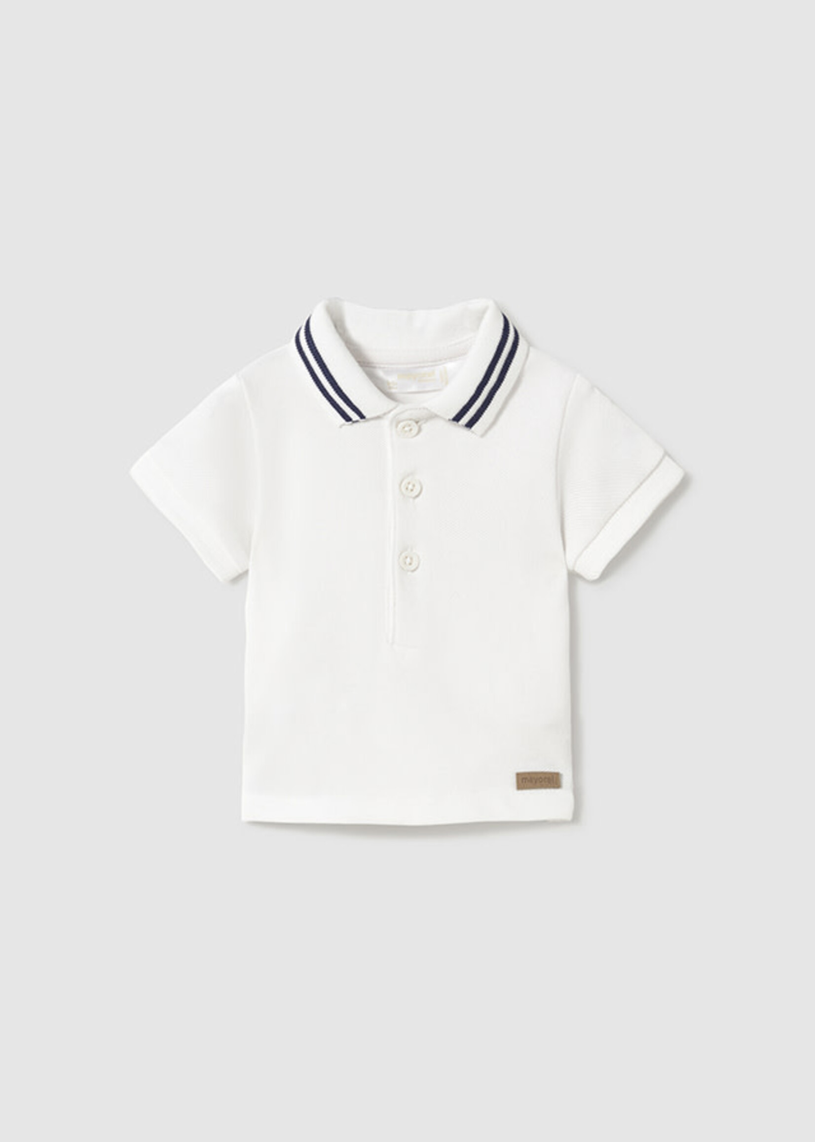Mayoral Mayoral Basic s/s polo White - 25 00190