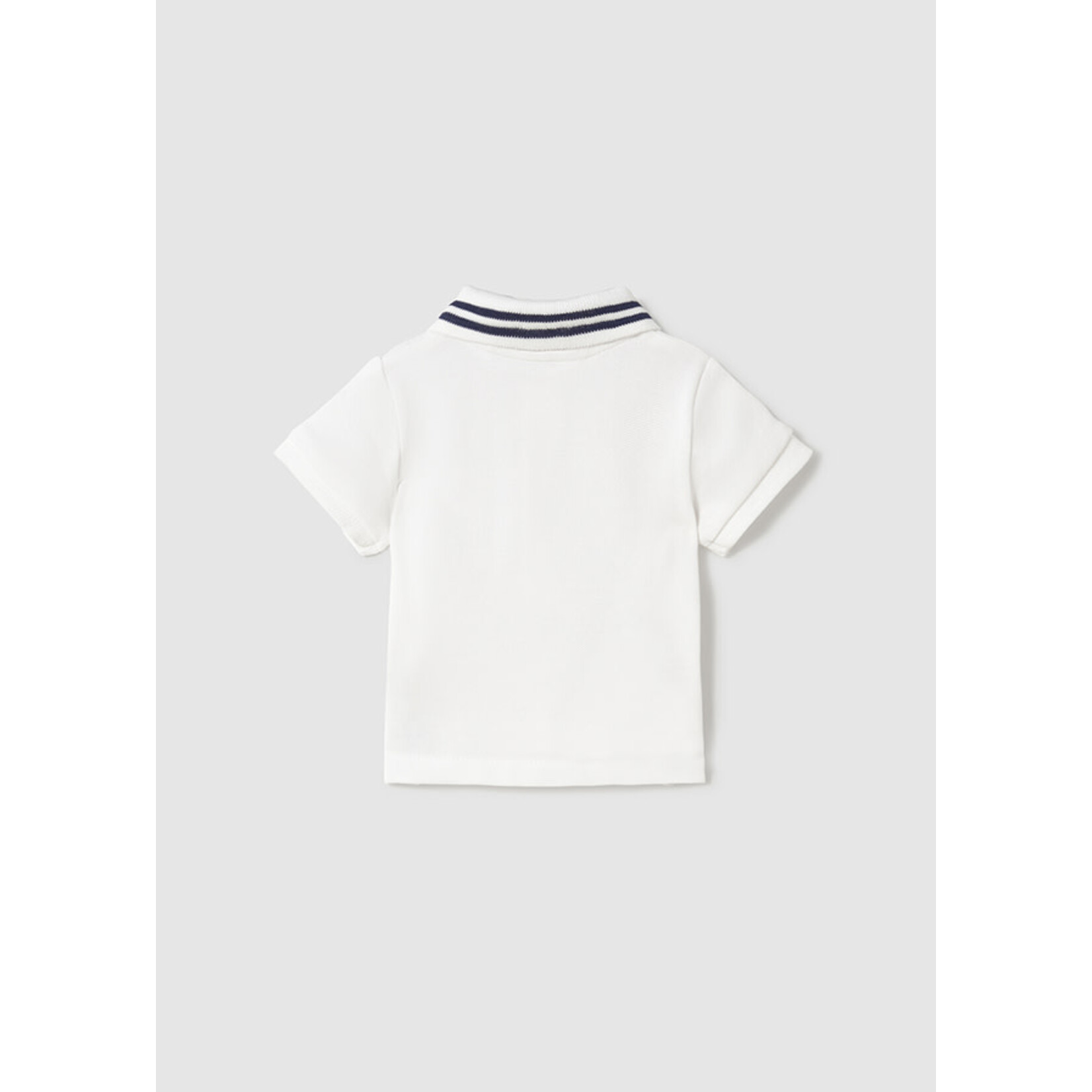 Mayoral Mayoral Basic s/s polo White - 25 00190