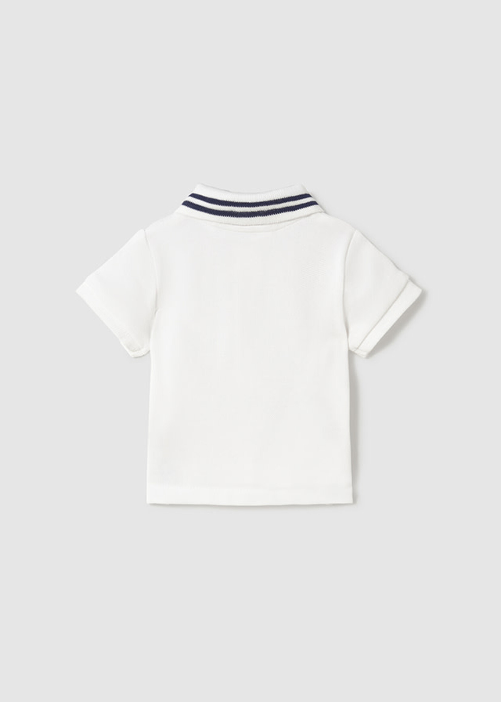 Mayoral Mayoral Basic s/s polo White - 25 00190
