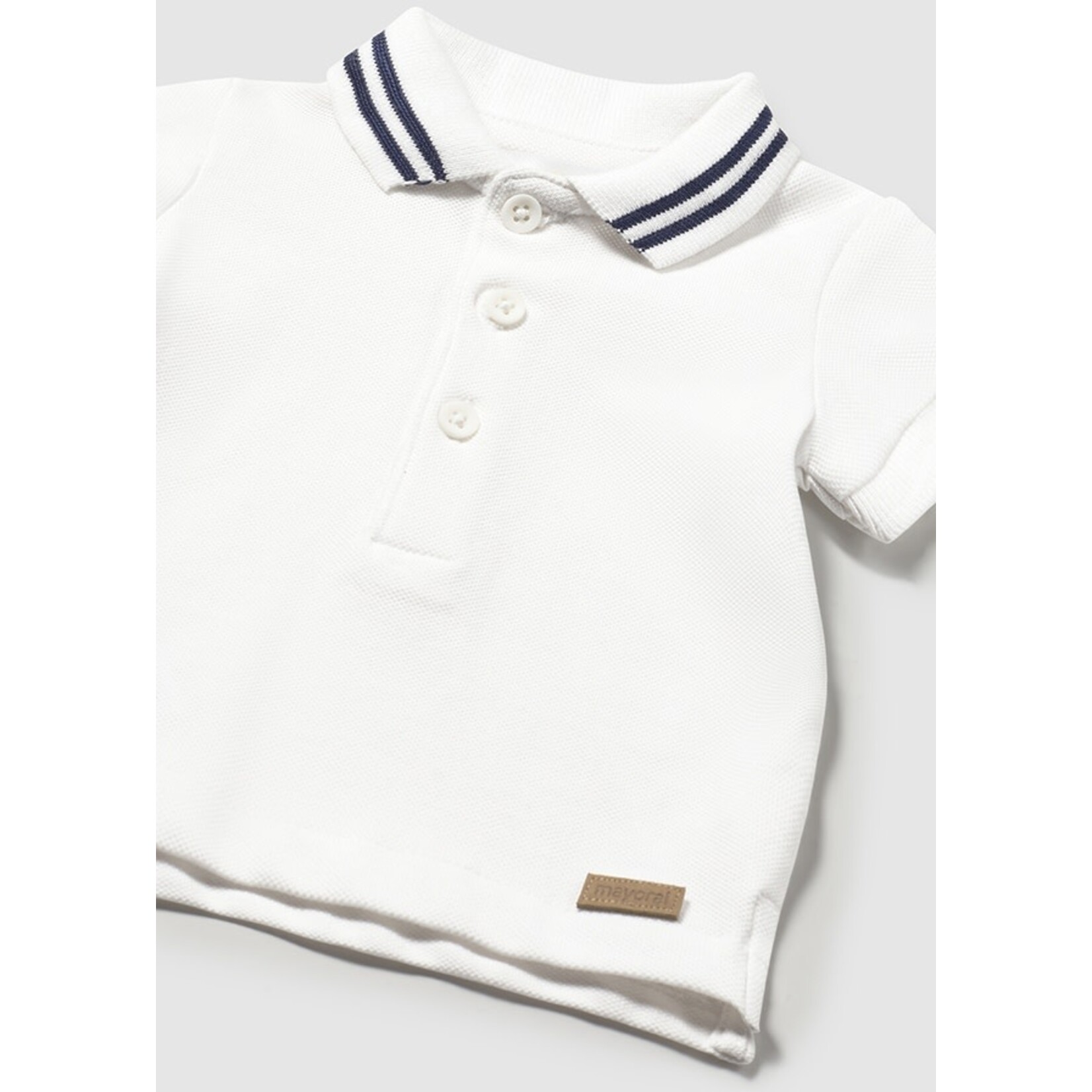 Mayoral Mayoral Basic s/s polo White - 25 00190
