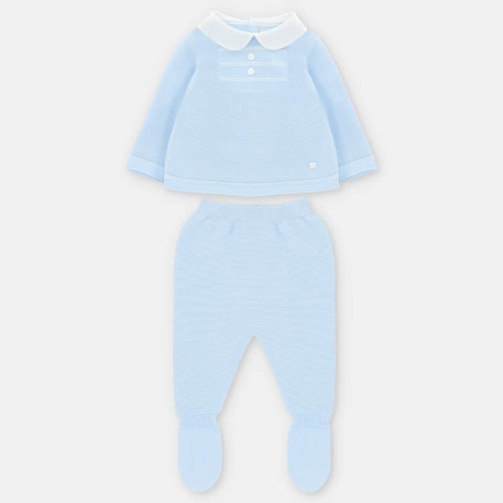 Martin Aranda Martin Aranda SET SWEATER & LEGGINGS KNIT BOY MONTREAL Blanco roto - 004-10302