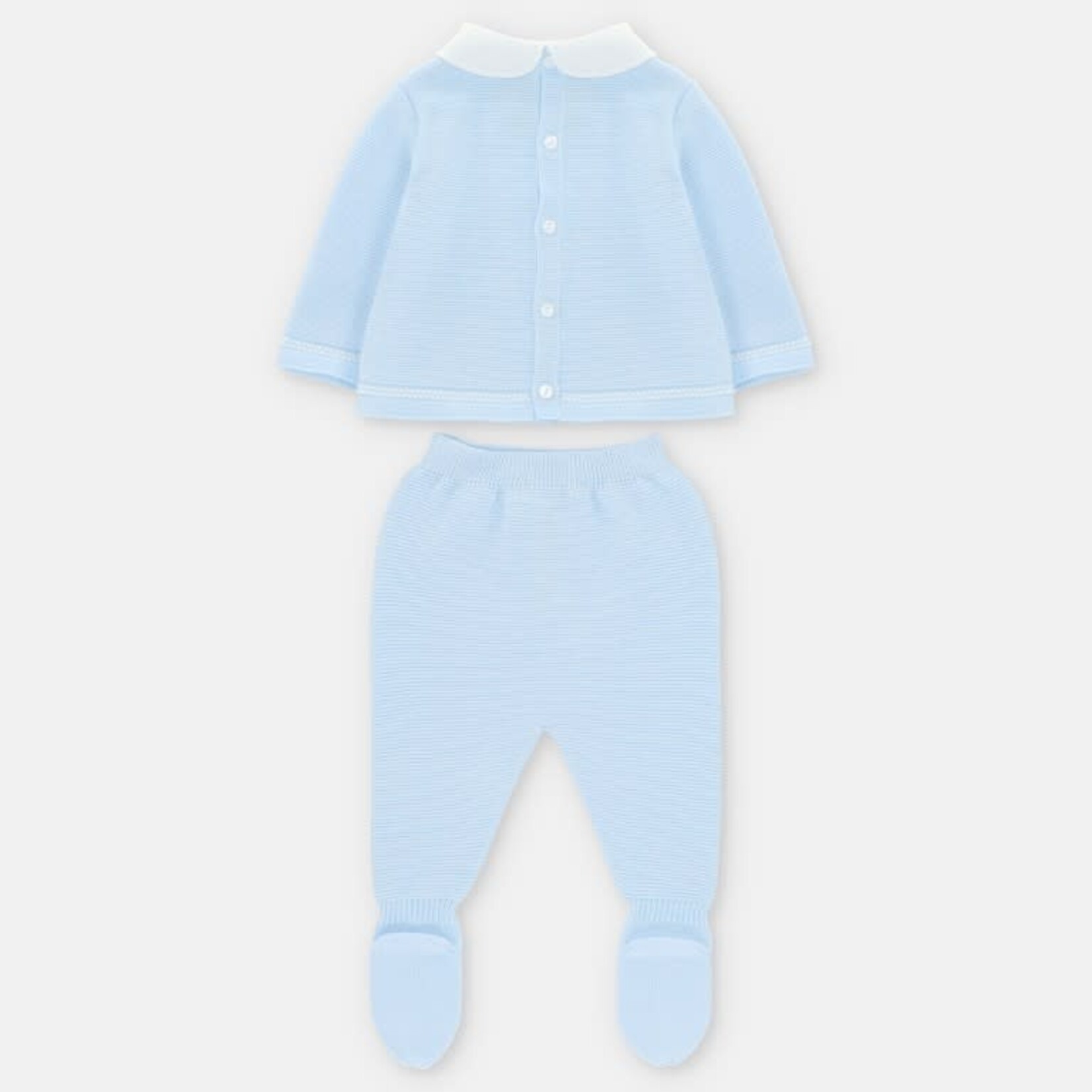 Martin Aranda Martin Aranda SET SWEATER & LEGGINGS KNIT BOY MONTREAL Blanco roto - 004-10302