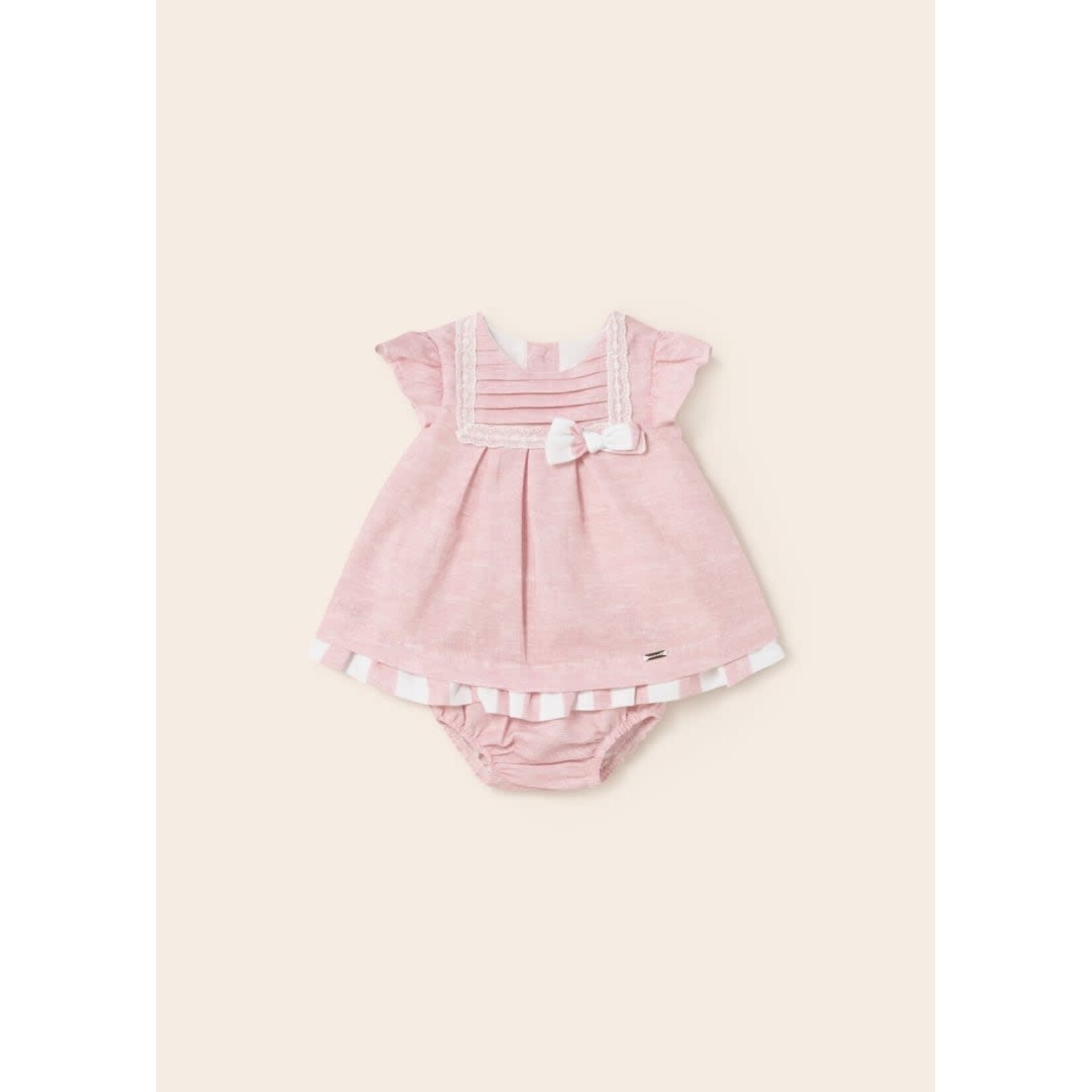 Mayoral Mayoral Linen dress Blush - 23 01821