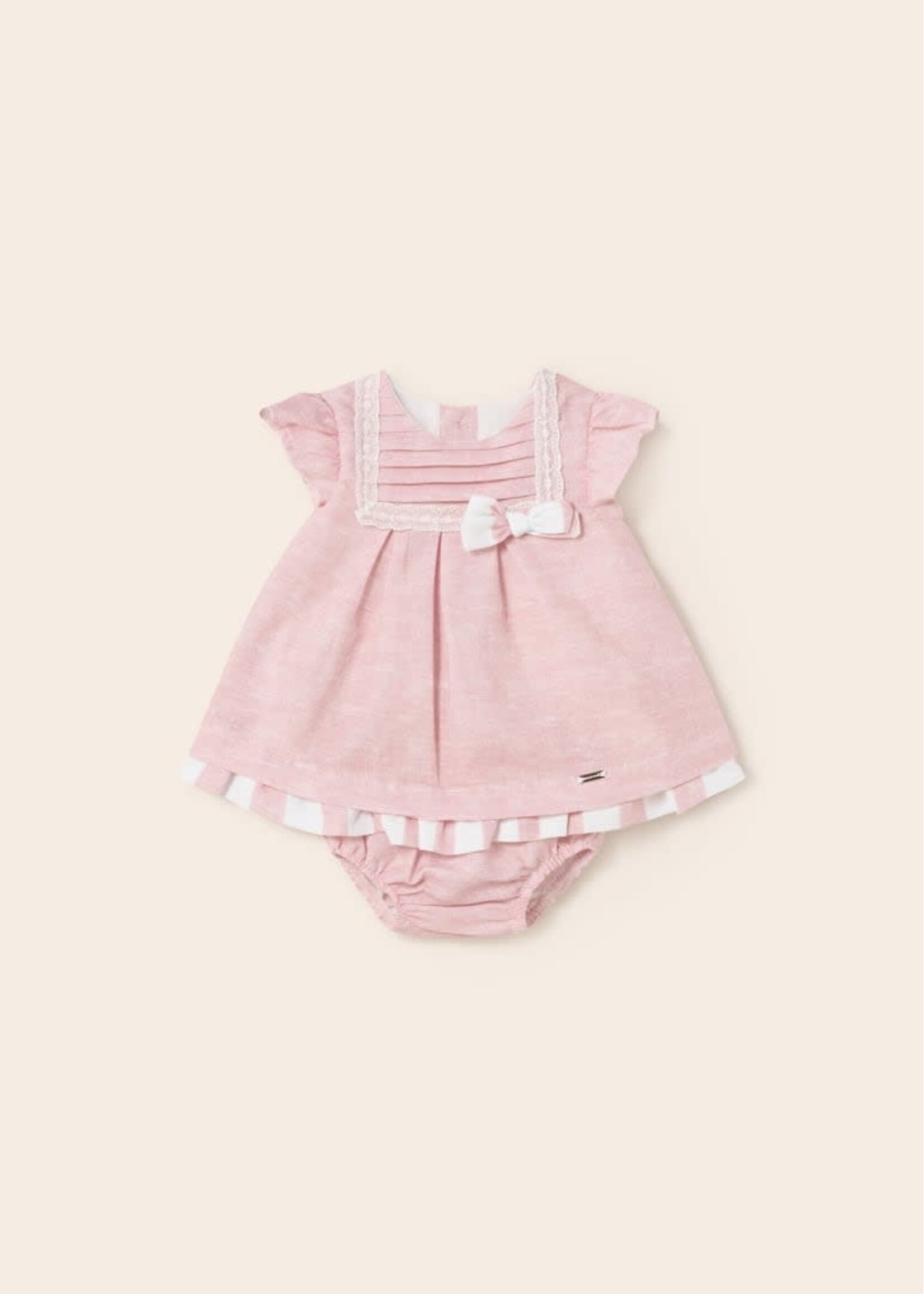 Mayoral Mayoral Linen dress Blush - 23 01821