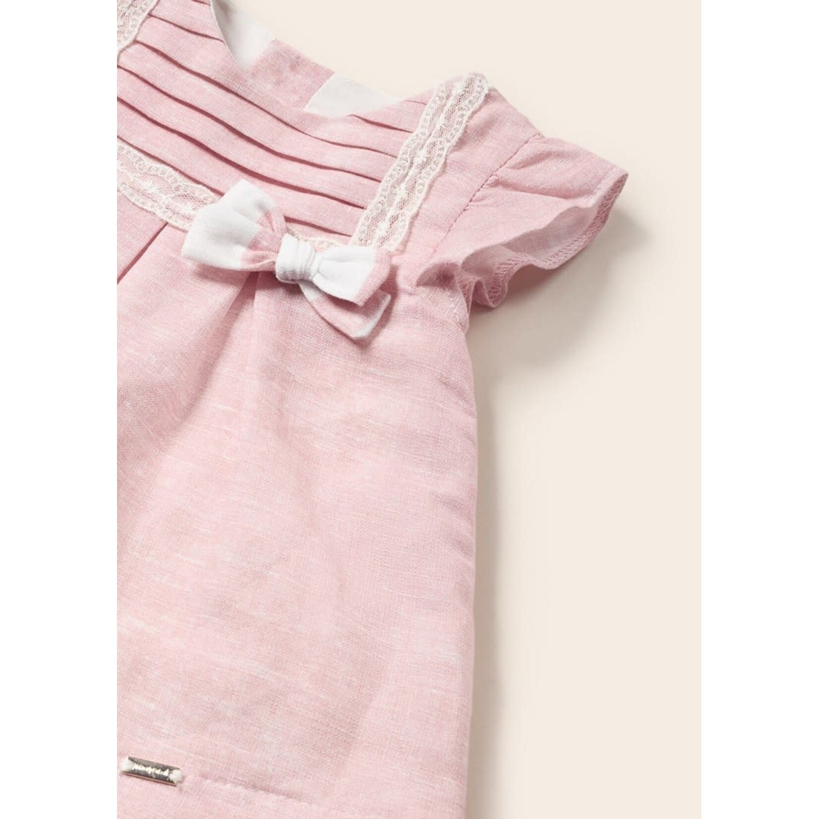 Mayoral Mayoral Linen dress Blush - 23 01821