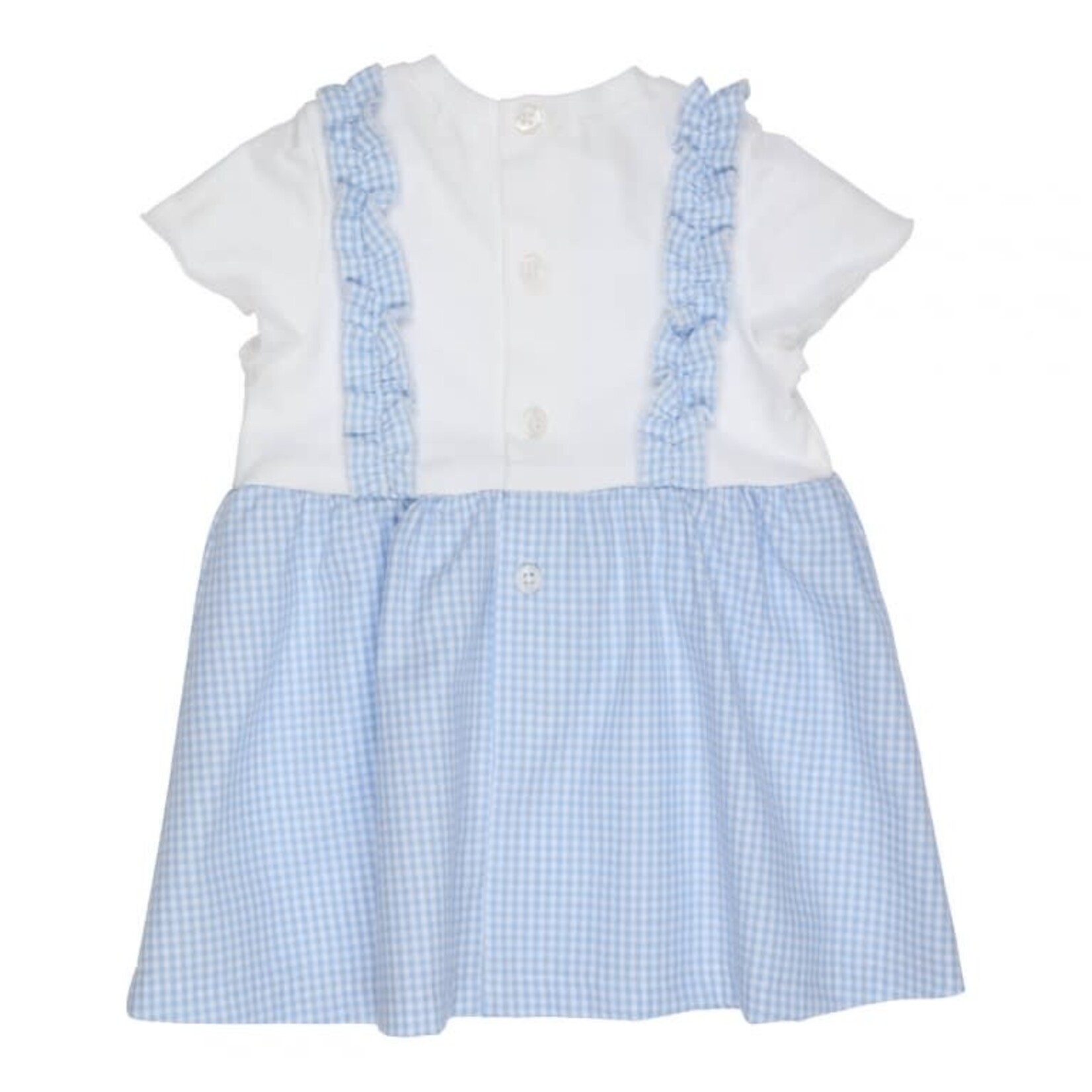 GYMP GYMP Dress Cassis Light Blue - White 470-3237-10