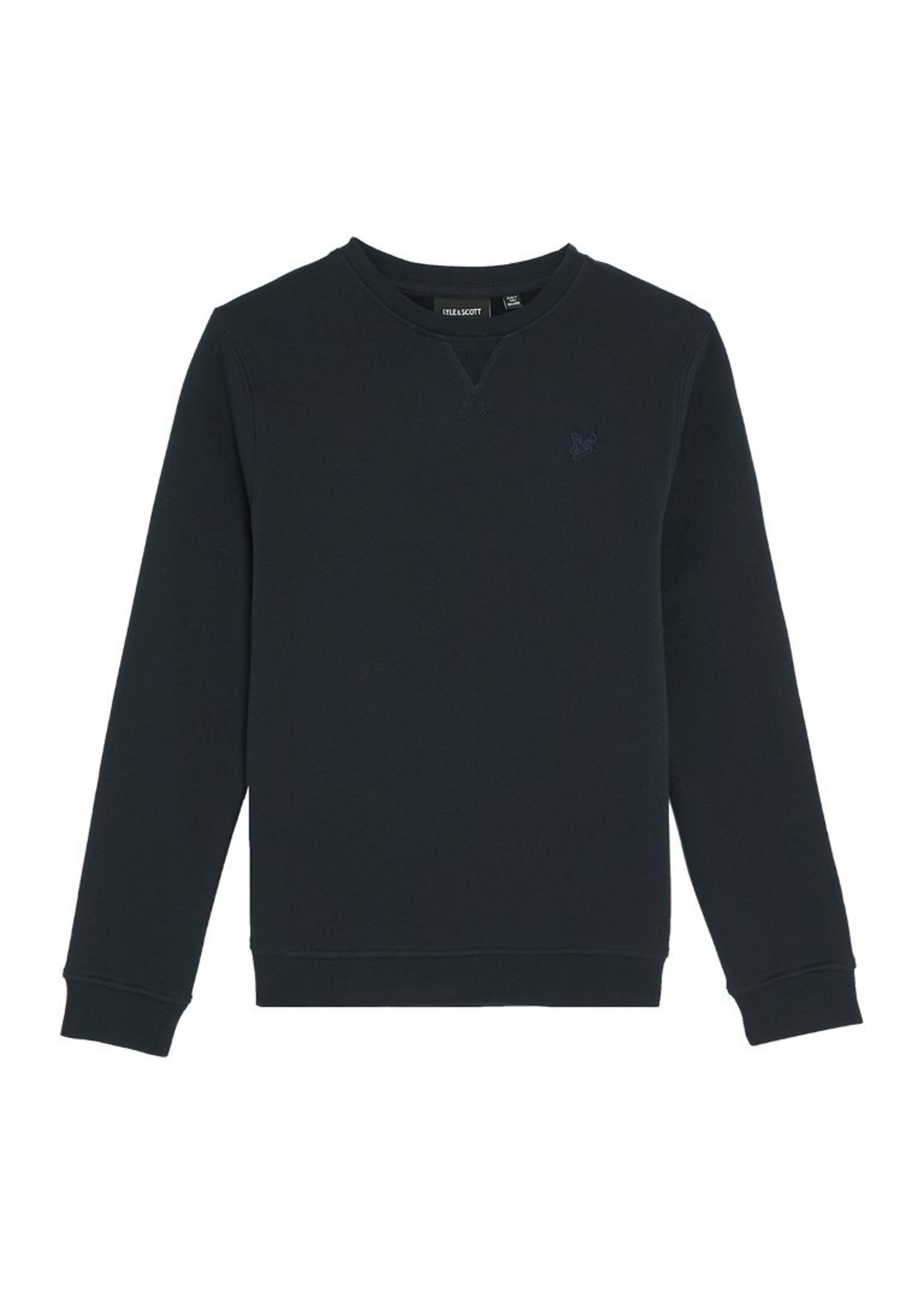 Lyle&Scott Lyle&Scott Tonal Crew Neck Sweatshirt Dark Navy - MLB2215V