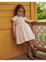 Copenhagen Colors Copenhagen Colors SMOCK DRESS W. EMB. DUSTY ROSE COMB. 261-240-500