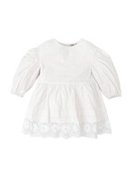 Babidu Babidu BABY GIRLS WOVEN DRESS 55% LINEN,45%COTTON UNIQUE-91443