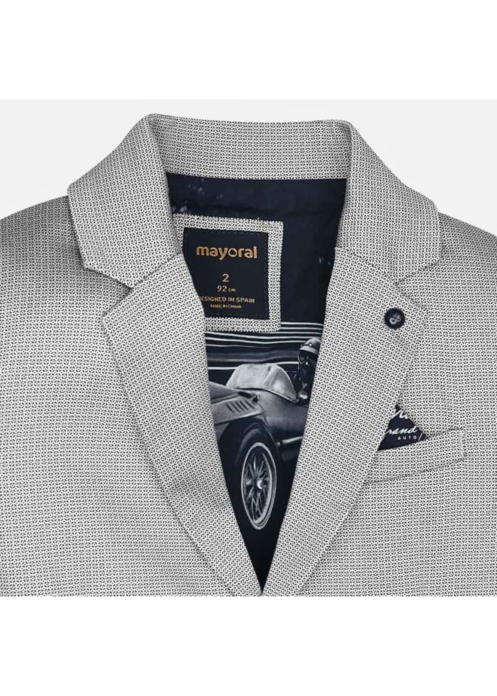 Mayoral Mayoral Printed blazer Stone - 03444