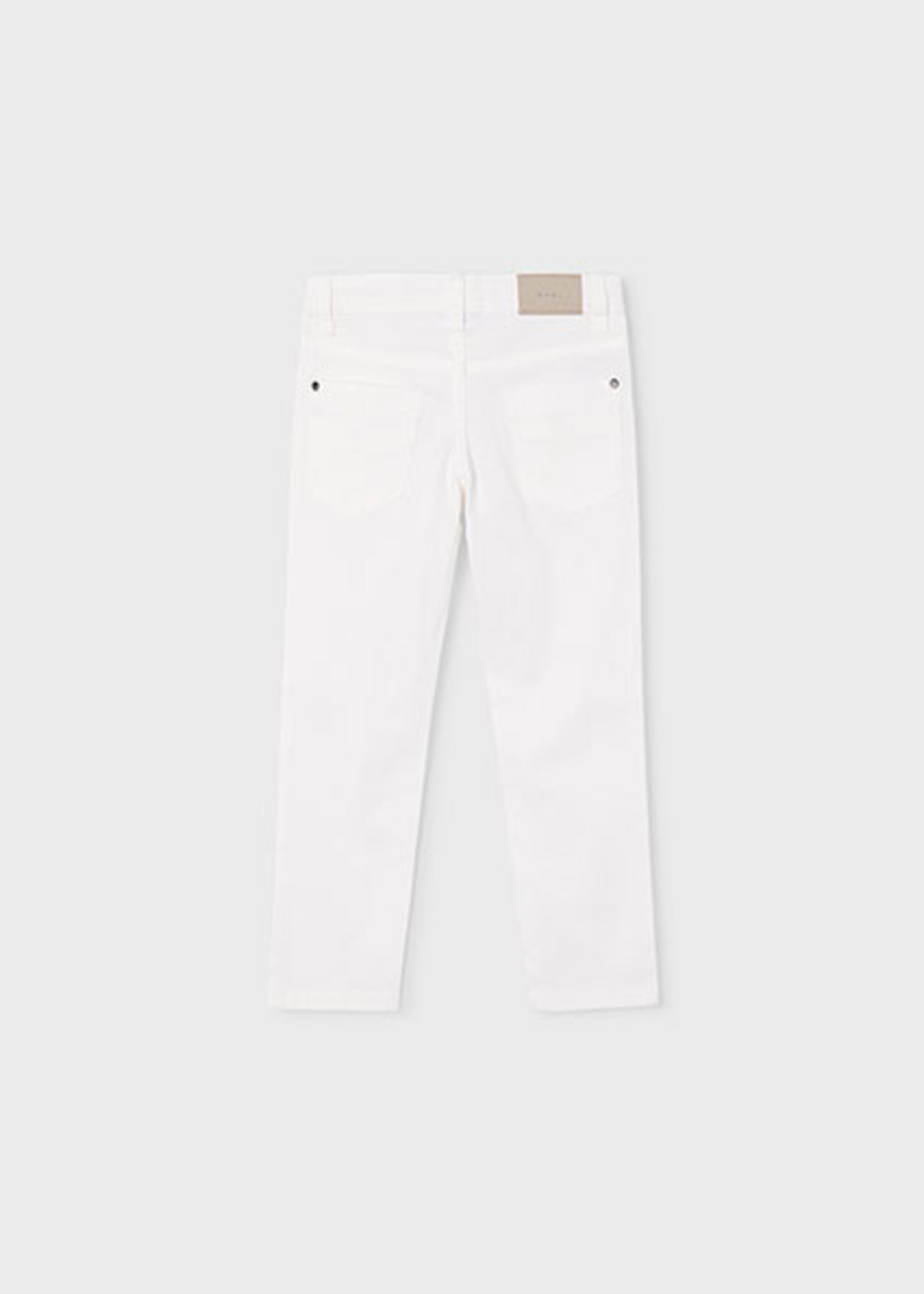 Mayoral Mayoral Basic twill trousers White - 26 00505