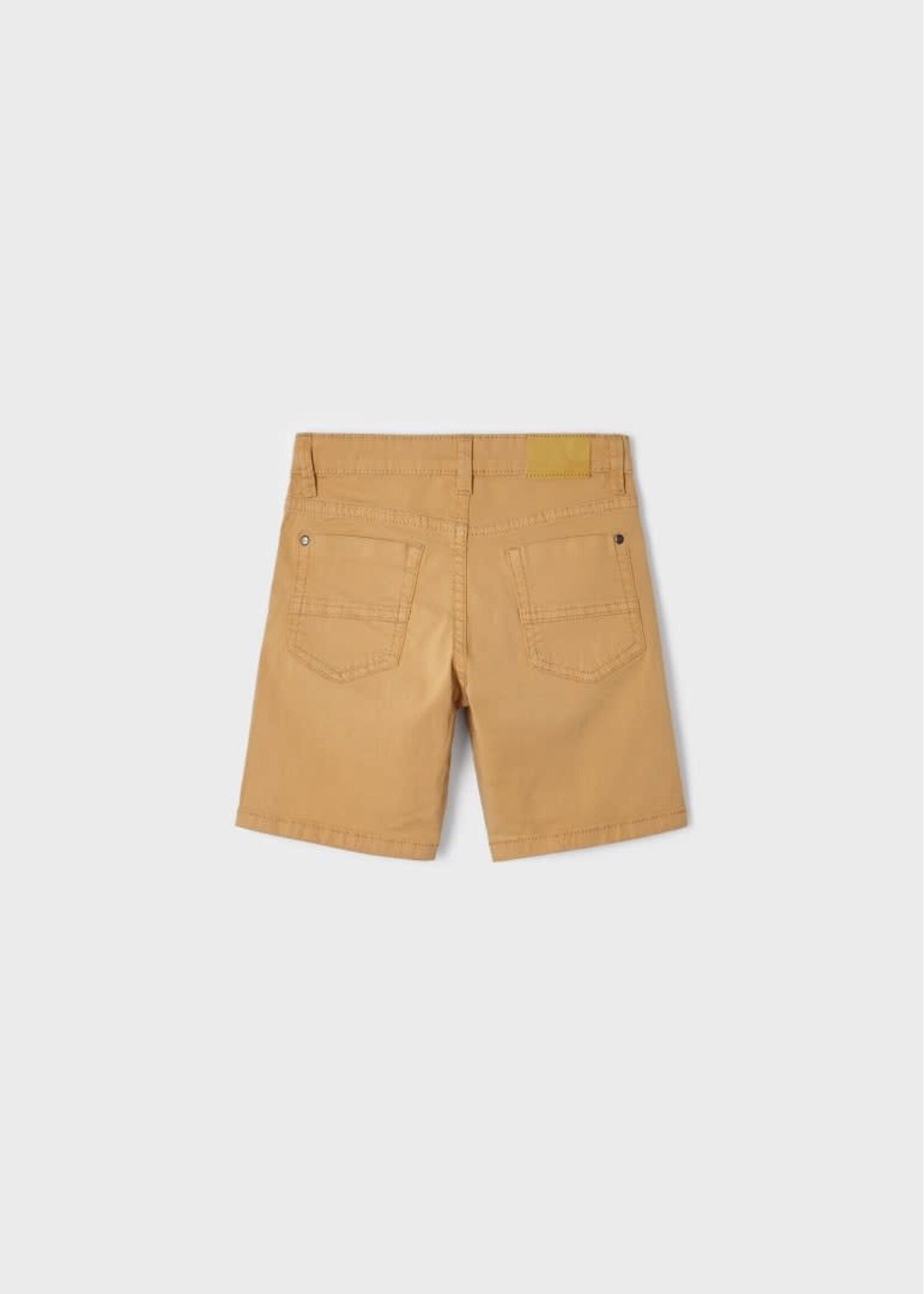 Mayoral Mayoral Basic 5 pockets twill shorts Camel - 22 00204