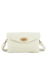 Tas off white met handvat en goud detail