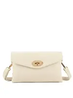 Tas beige met handvat en goud detail