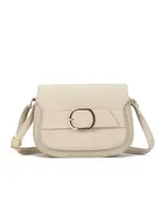 Tas beige met handvat en goud detail