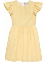Tommy Hilfiger Tommy Hilfiger SEERSUCKER DRESS SS KG0KG09165ZGP YELLOW DAHLIA STRIPES