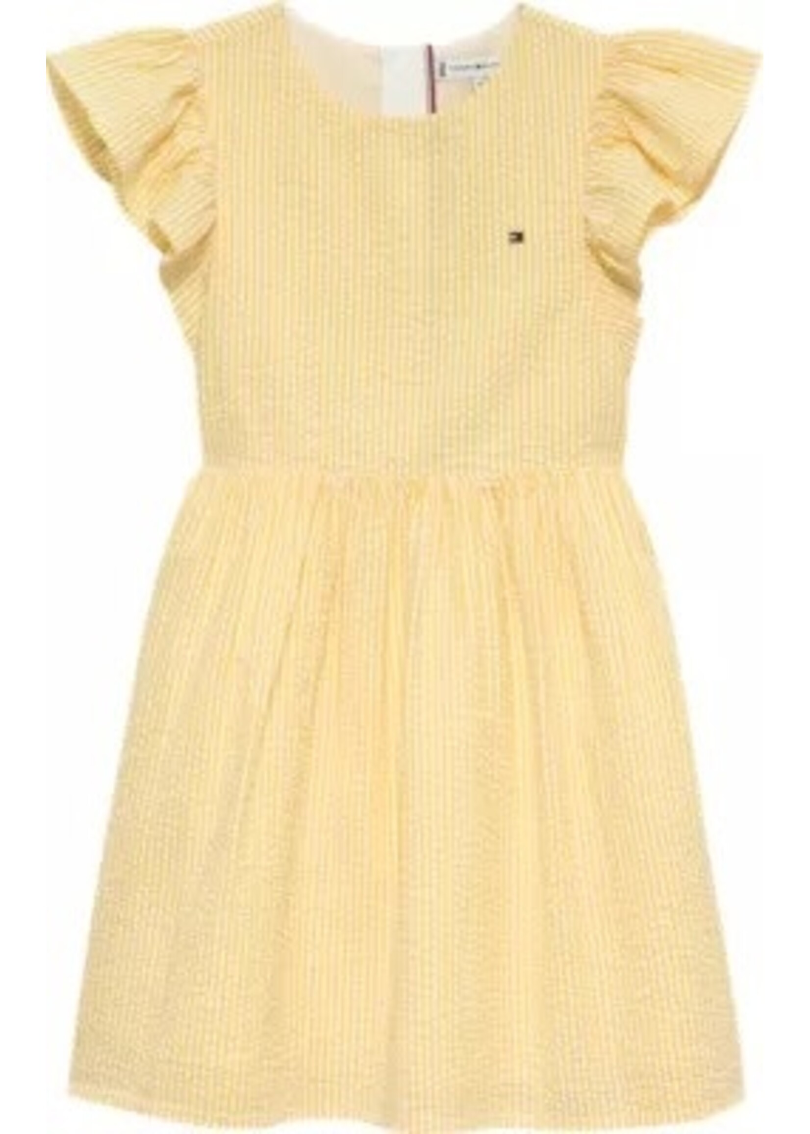 Tommy Hilfiger Tommy Hilfiger SEERSUCKER DRESS SS KG0KG09165ZGP YELLOW DAHLIA STRIPES