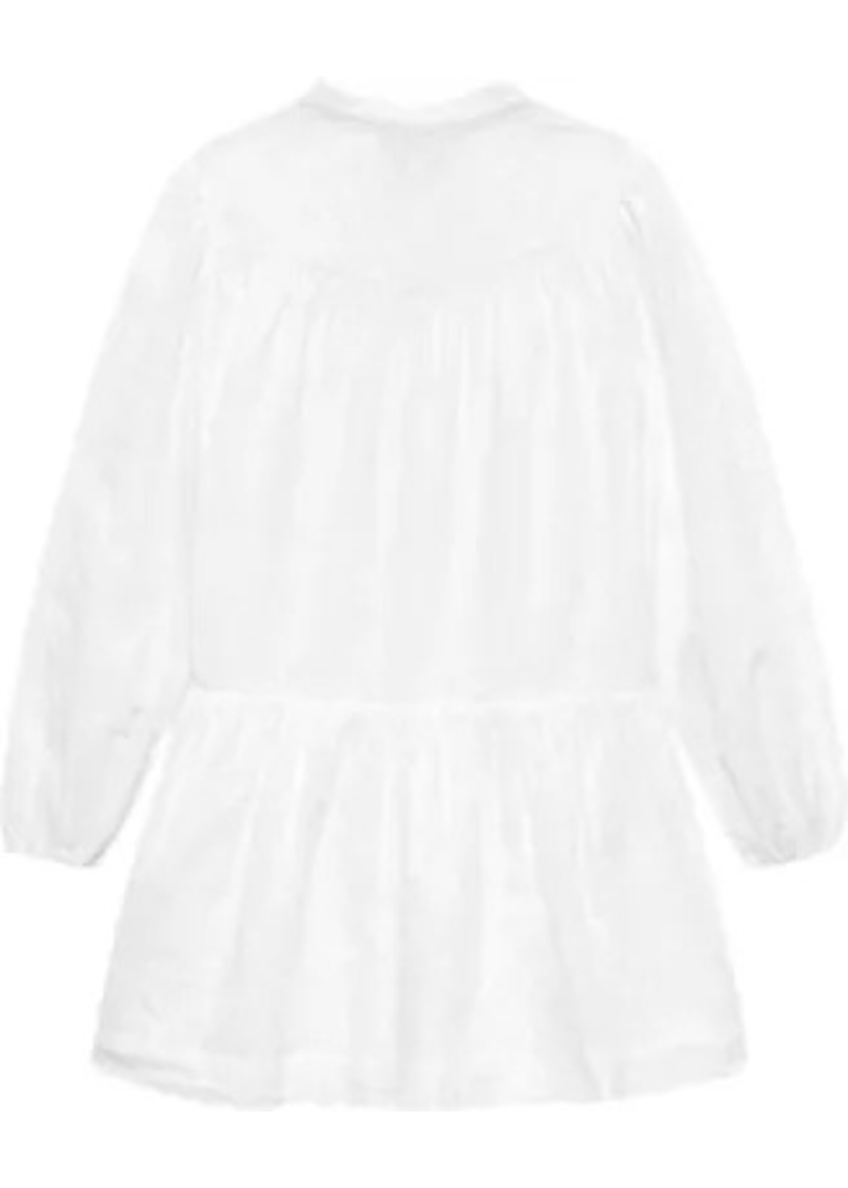 Tommy Hilfiger Tommy Hilfiger BRODERIE ANGLAISE DRESS LS KG0KG09158YBR WHITE