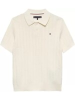Tommy Hilfiger Tommy Hilfiger OPEN STITCH POLO SWEATER SS KB0KB10251YA8 IVORY SILK