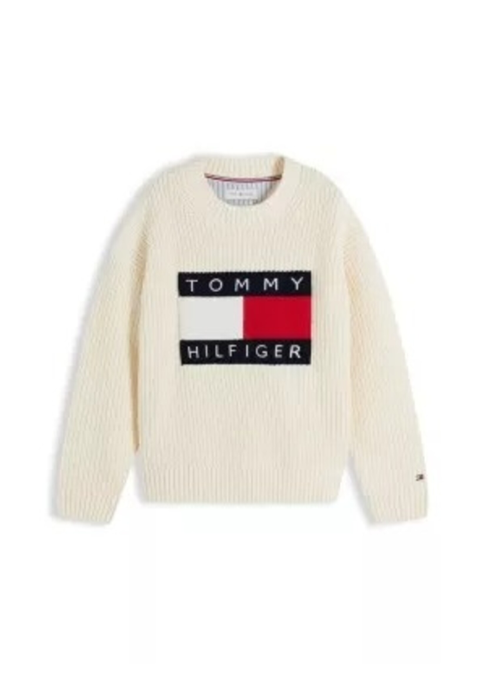 Tommy Hilfiger Tommy Hilfiger HERITAGE FLAG SWEATSHIRT KS0KS00709ACI CLASSIC BEIGE