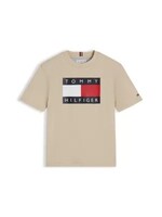 Tommy Hilfiger Tommy Hilfiger HERITAGE PRINTED FLAG T-SHIRT KB0KB10340ACI CLASSIC BEIGE