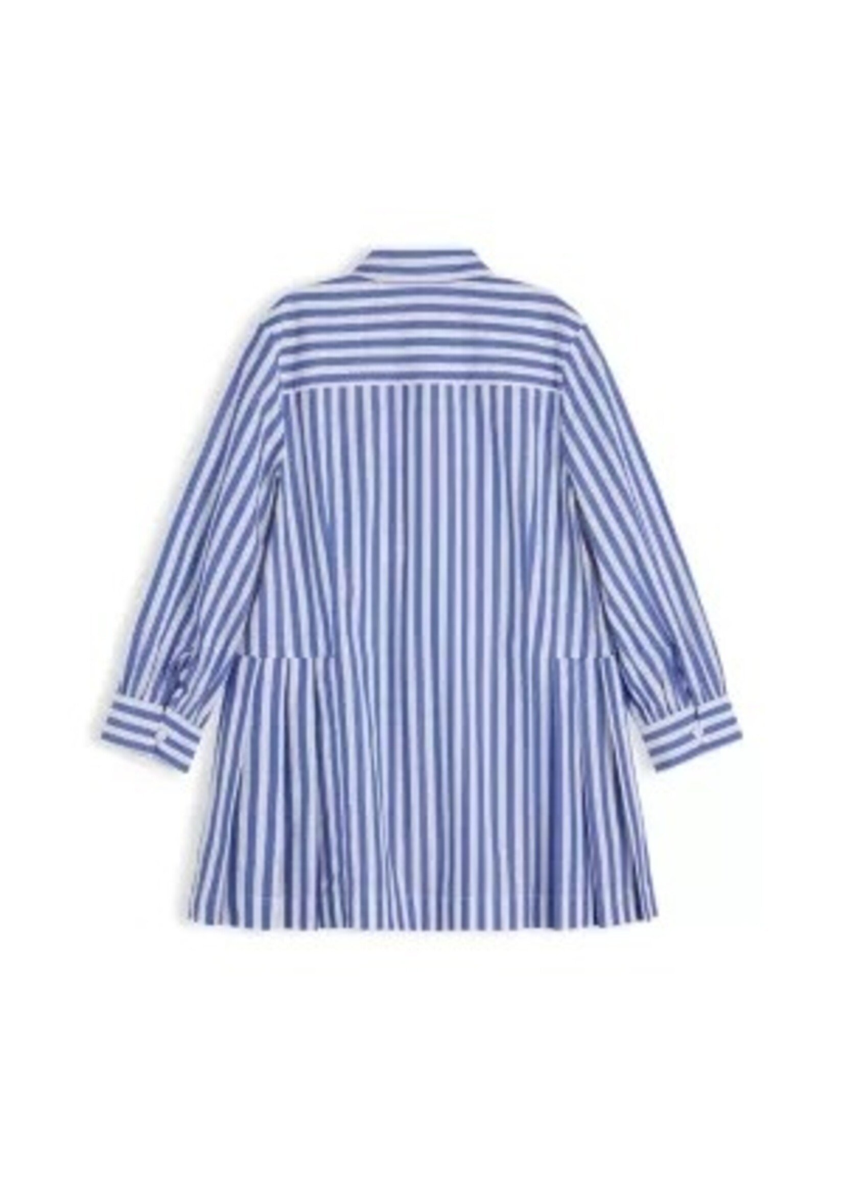 Tommy Hilfiger Tommy Hilfiger PLEATED SHIRT DRESS LS KG0KG09400C8P NOBLE BLUE