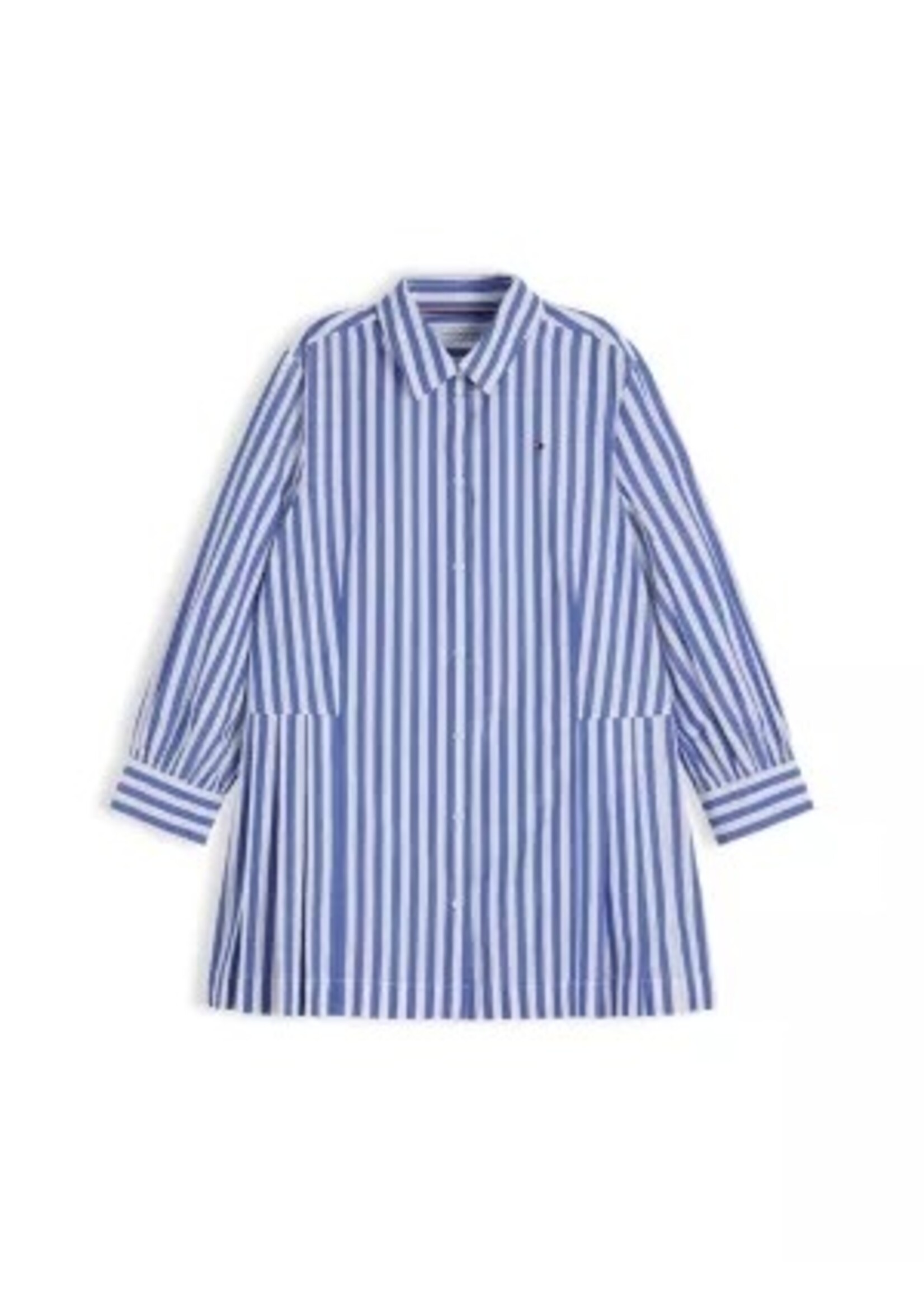 Tommy Hilfiger Tommy Hilfiger PLEATED SHIRT DRESS LS KG0KG09400C8P NOBLE BLUE