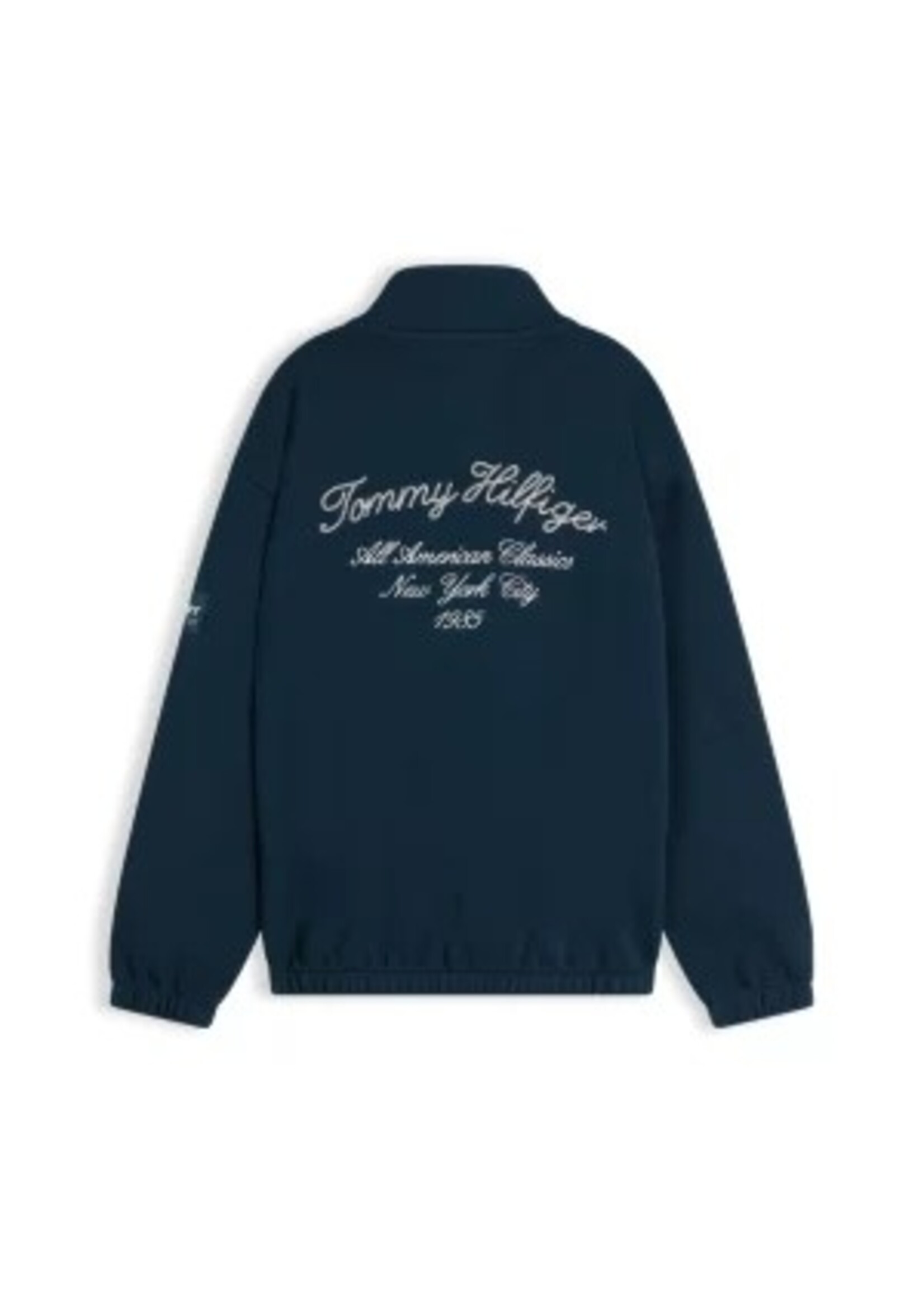 Tommy Hilfiger Tommy Hilfiger BUTTON HIGH NECK SWEATSHIRT KB0KB10505C1G DARK NIGHT NAVY