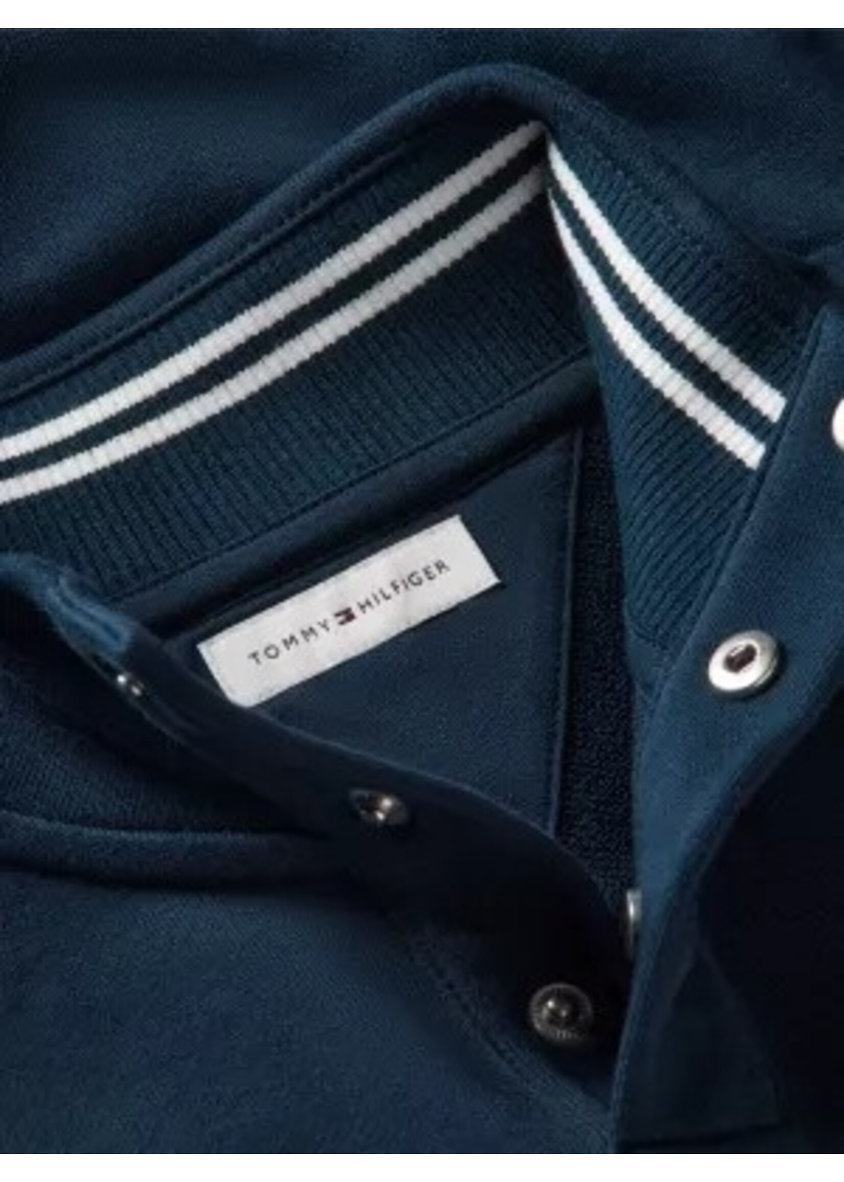 Tommy Hilfiger Tommy Hilfiger BUTTON HIGH NECK SWEATSHIRT KB0KB10505C1G DARK NIGHT NAVY