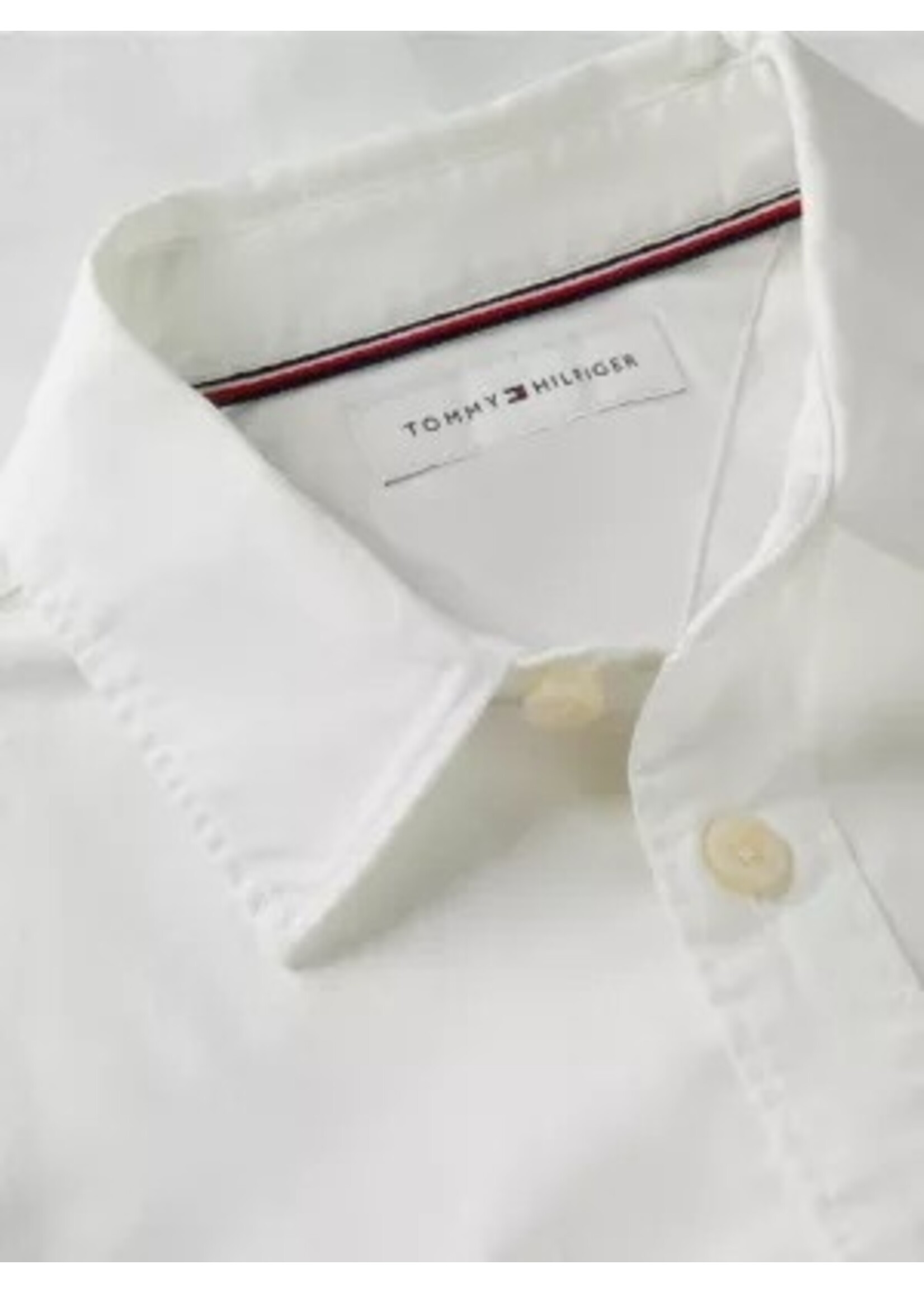 Tommy Hilfiger Tommy Hilfiger POPLIN SHIRT LS KB0KB10601YBR WHITE