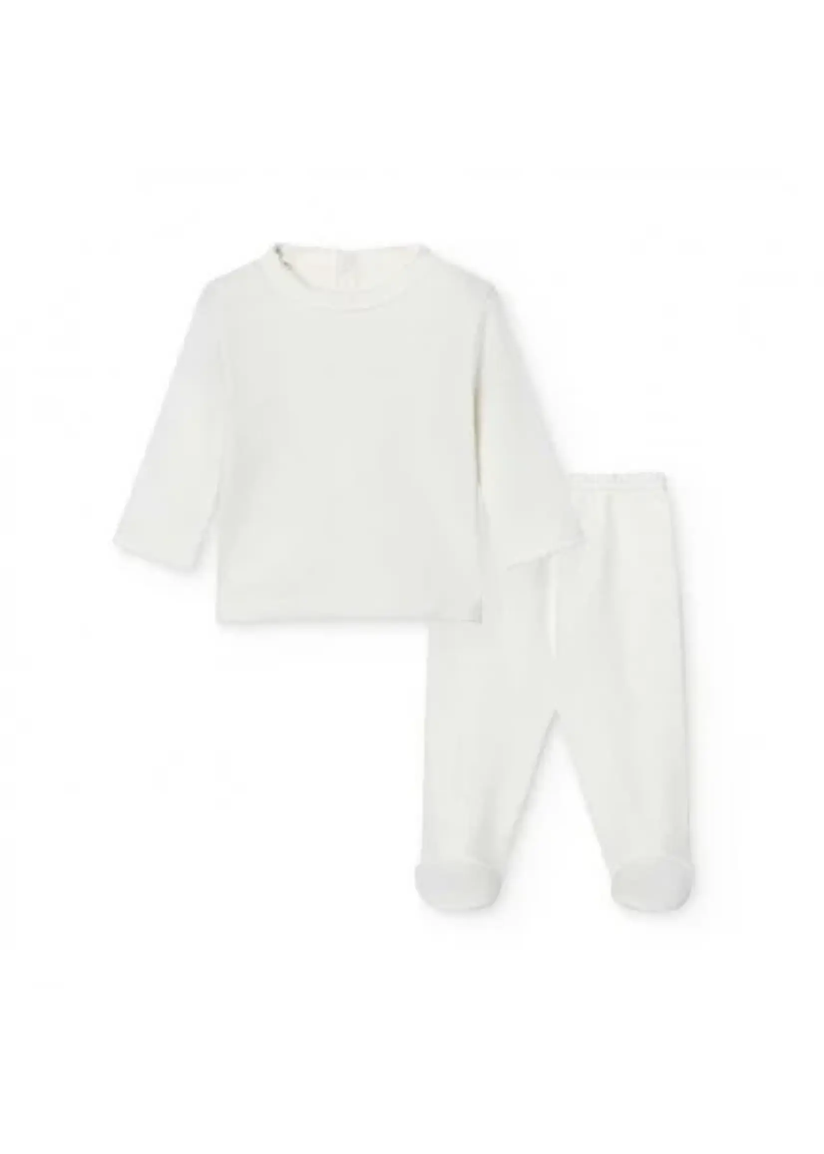Babidu Babidu NEWBORN SET off white -