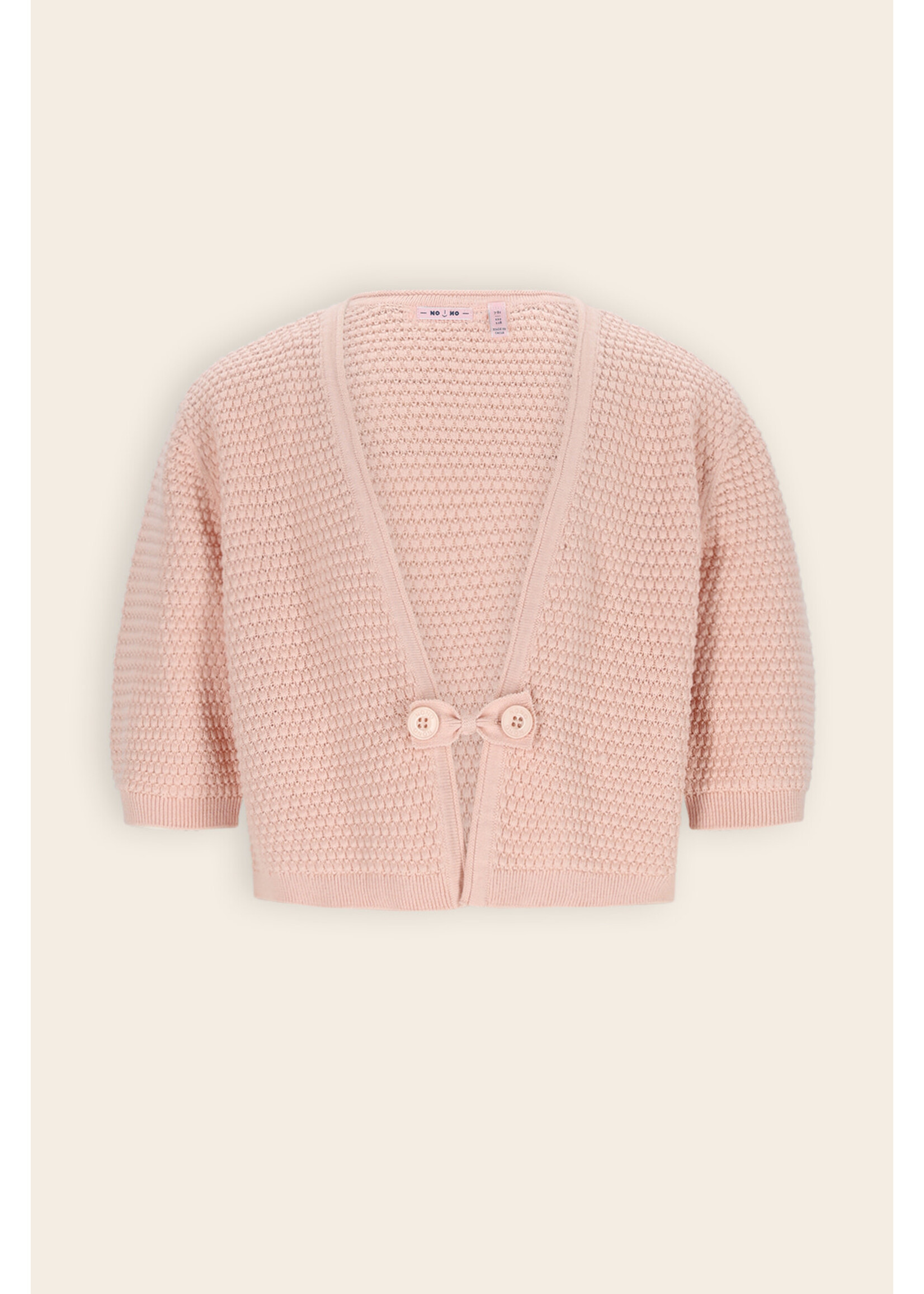 NoNo NoNo Aisa Knitted Cardigan N603-5315 Pale Blush Pink