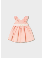 Mayoral Mayoral dress with tulle sash Blossom - 26 01903