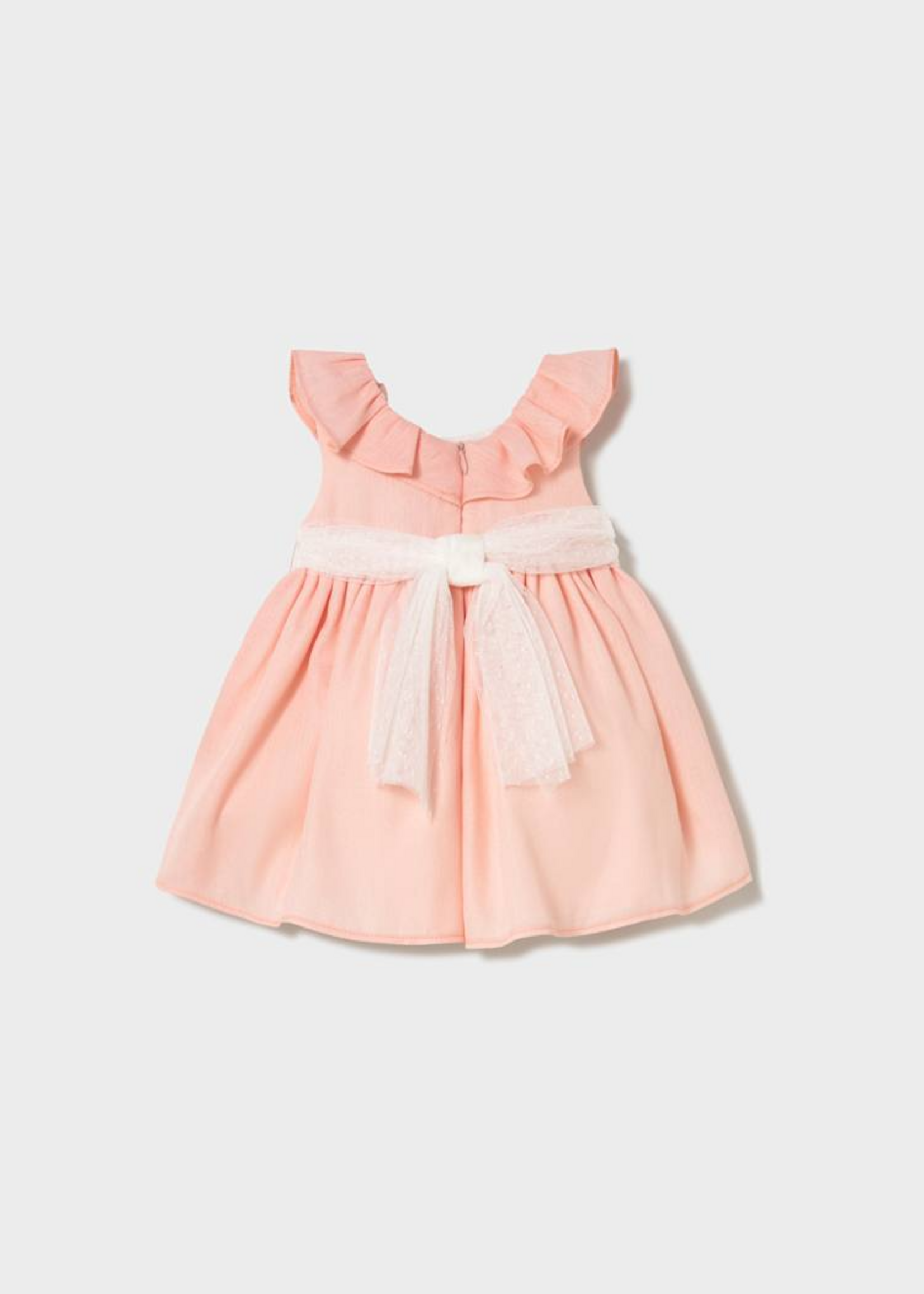 Mayoral Mayoral dress with tulle sash Blossom - 26 01903
